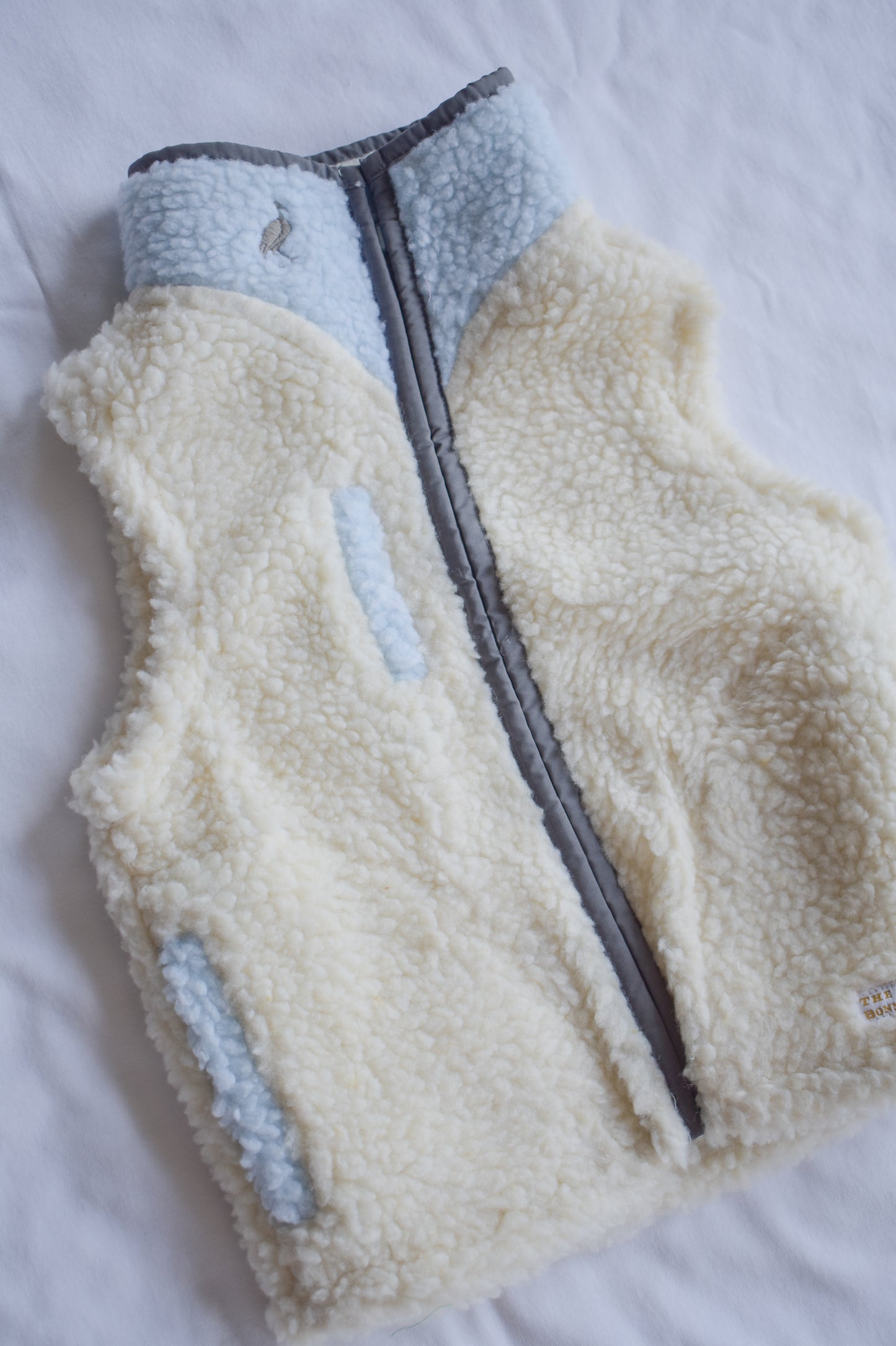 Van Camp Vest-Sherpa Palmetto Pearl/Buckhead Blue