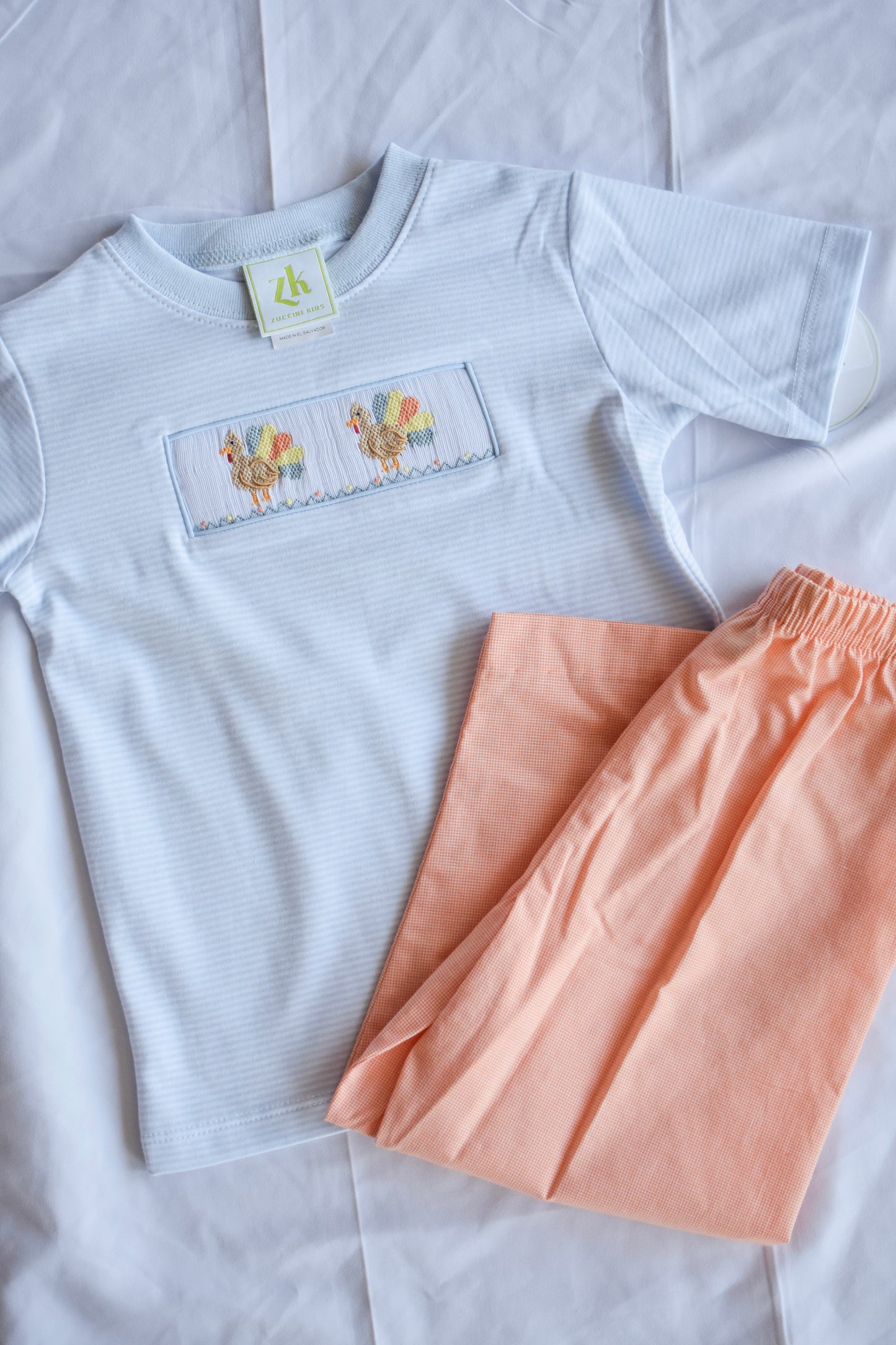 Lil Gobbler Short Sleeve Pant Set