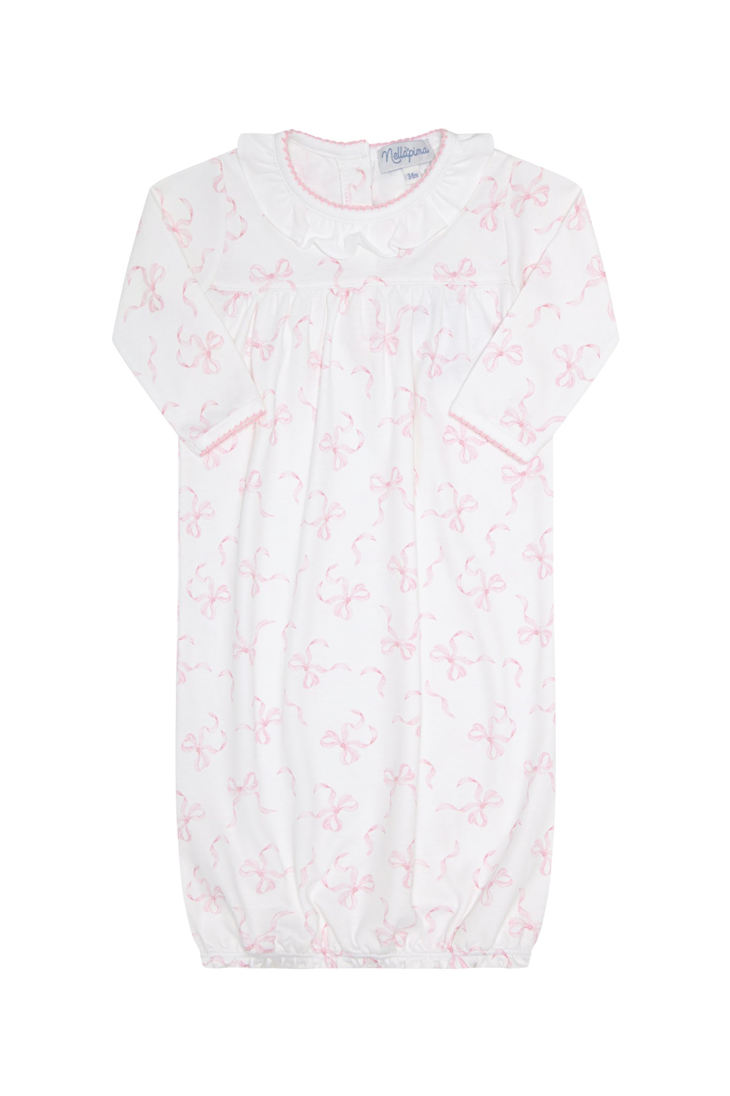 Charming Bows Printed Gown