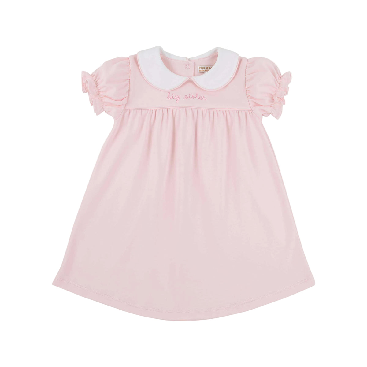 Big Sister Holly Day Dress-Palm Beach Pink Knit