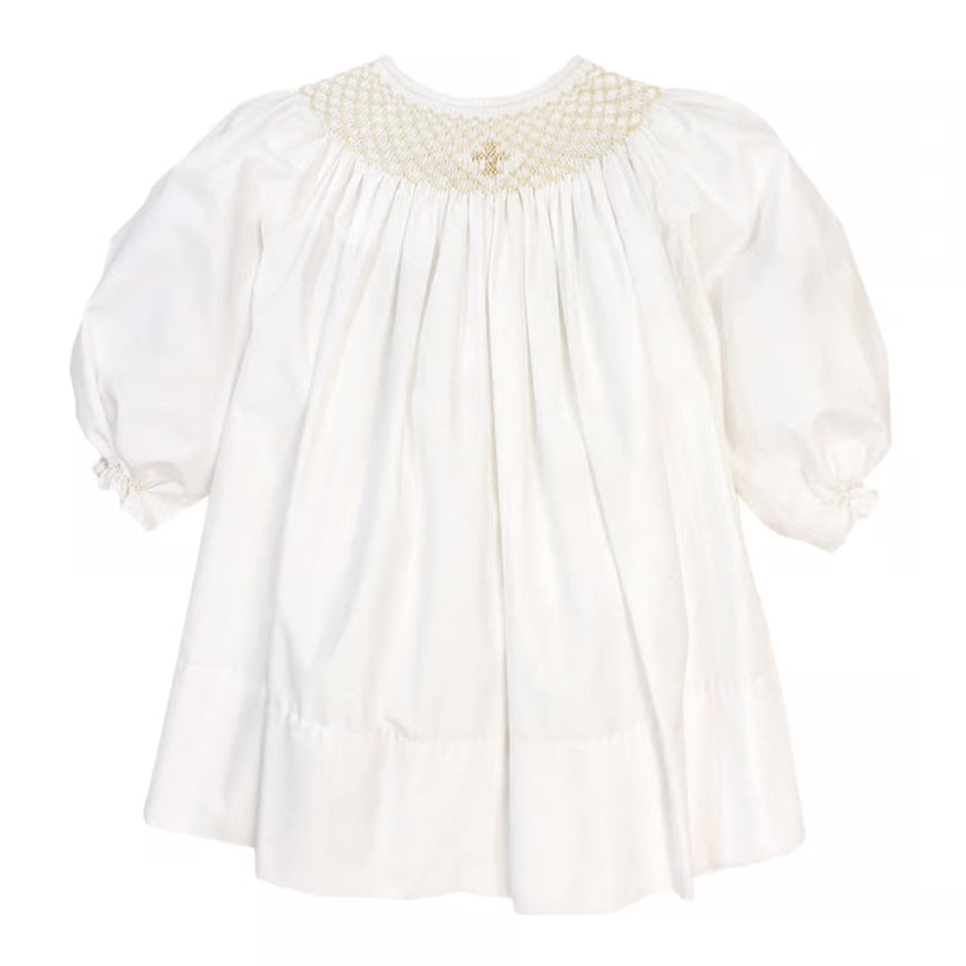 Heavenly Grace-Ivory Christening Bishop Dress