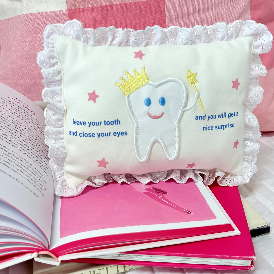Fairy Exchange Pillow-Palmetto Pearl