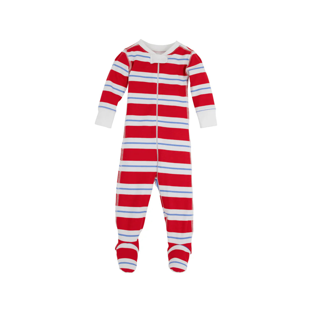Knox’s Night Night Footed-Richmond Red Stripe
