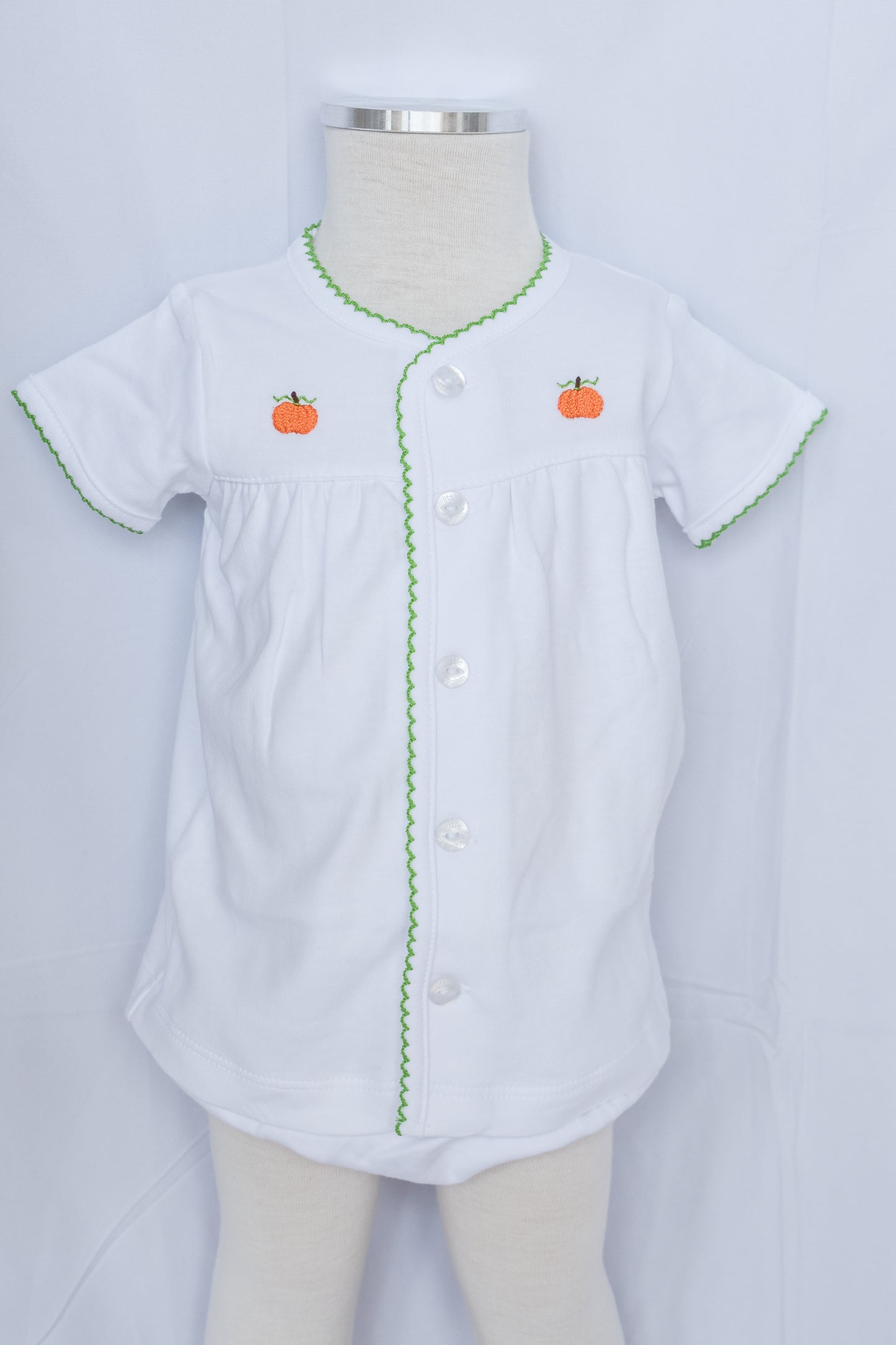 Pumpkin Patch Pinpoint Layette Knit Set