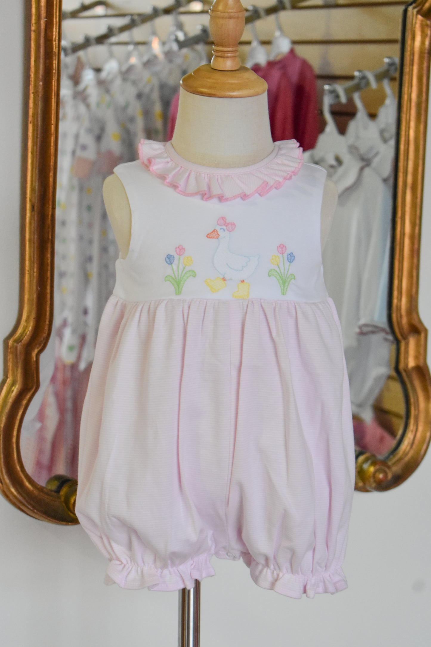 Goose N Boots-Girl's Ruffled Romper