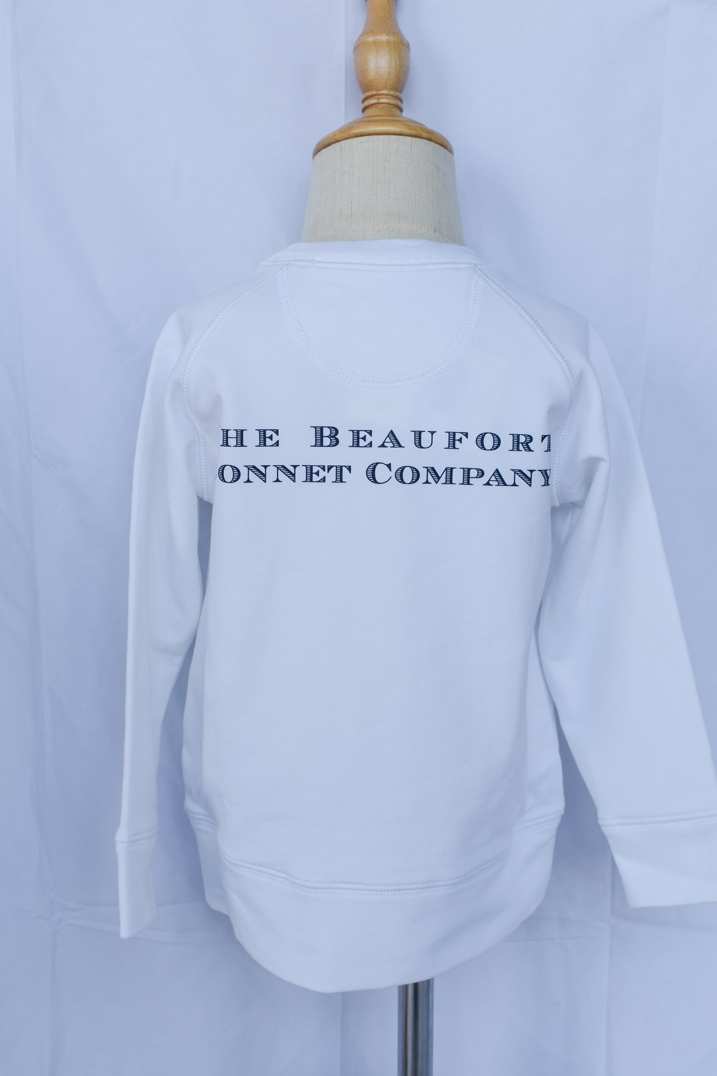 "Hattiesburg" City Hopper Sweatshirt-Worth Ave White/Navy