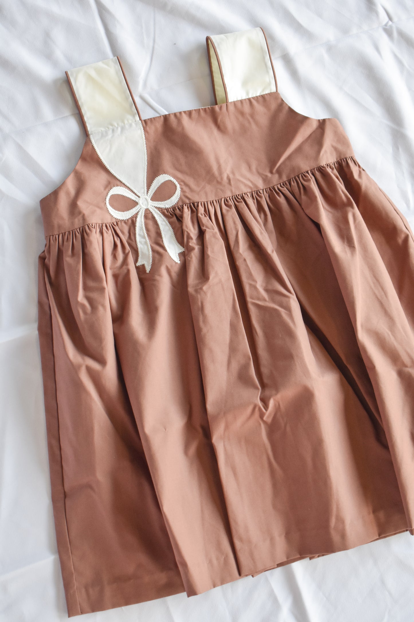 Demi Dress-Gray Bay Brown