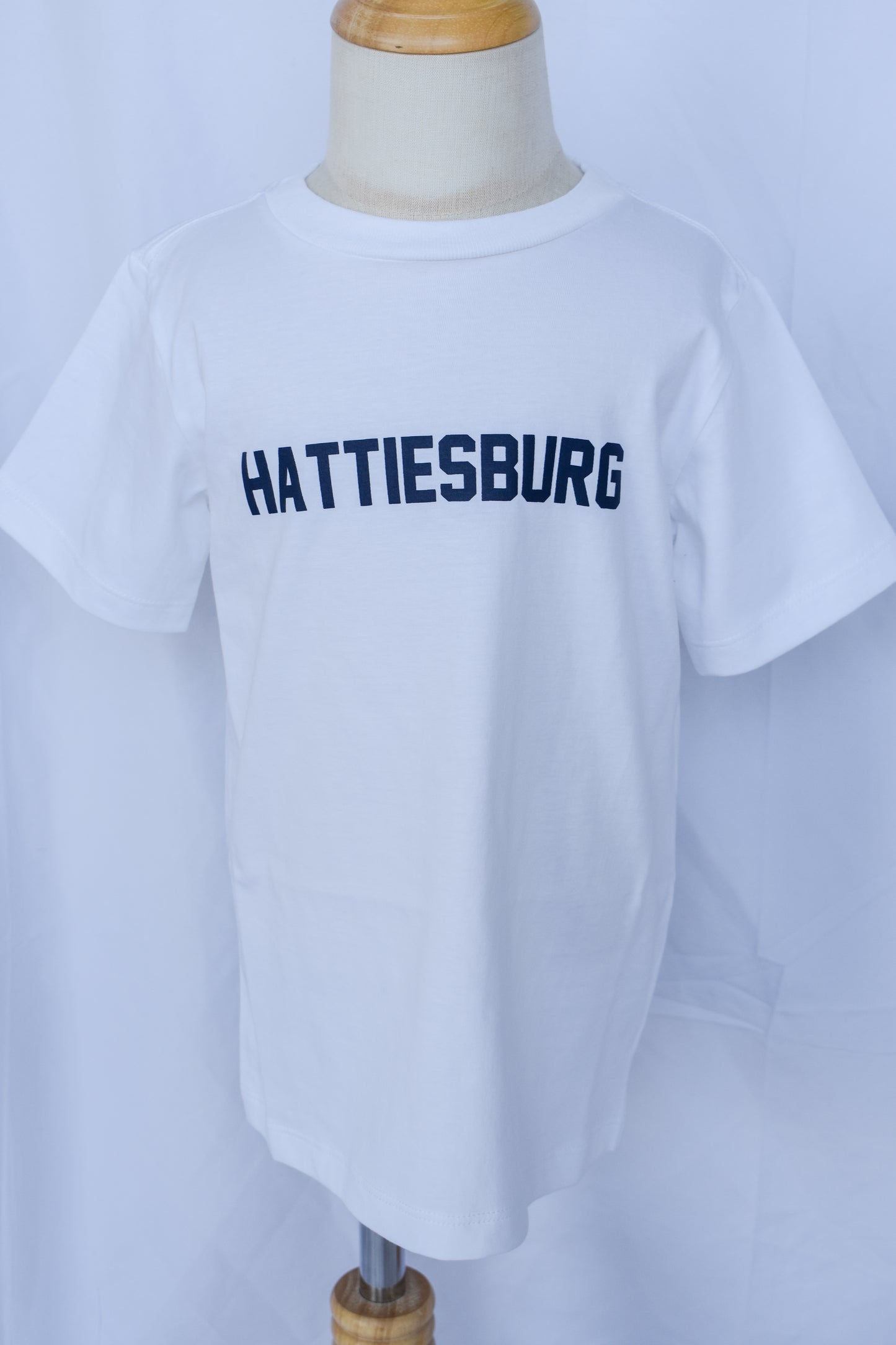 Sir Proper "Hattiesburg" Logo Tee-Worth Ave White/Navy