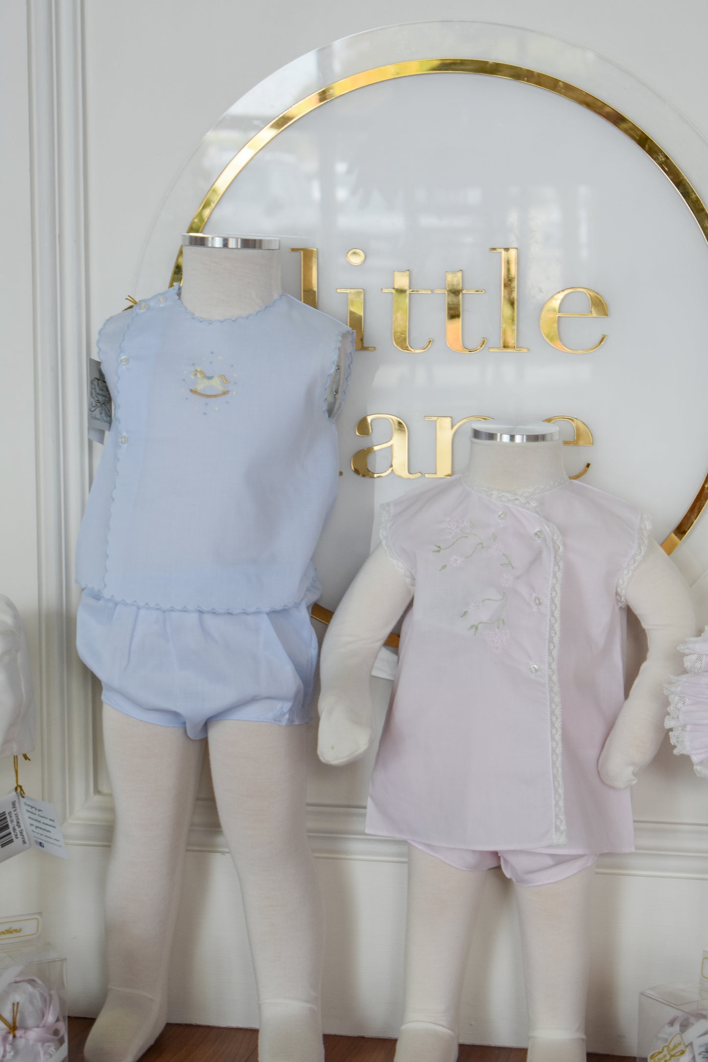 Florals and Lace Girl's Diaper Set