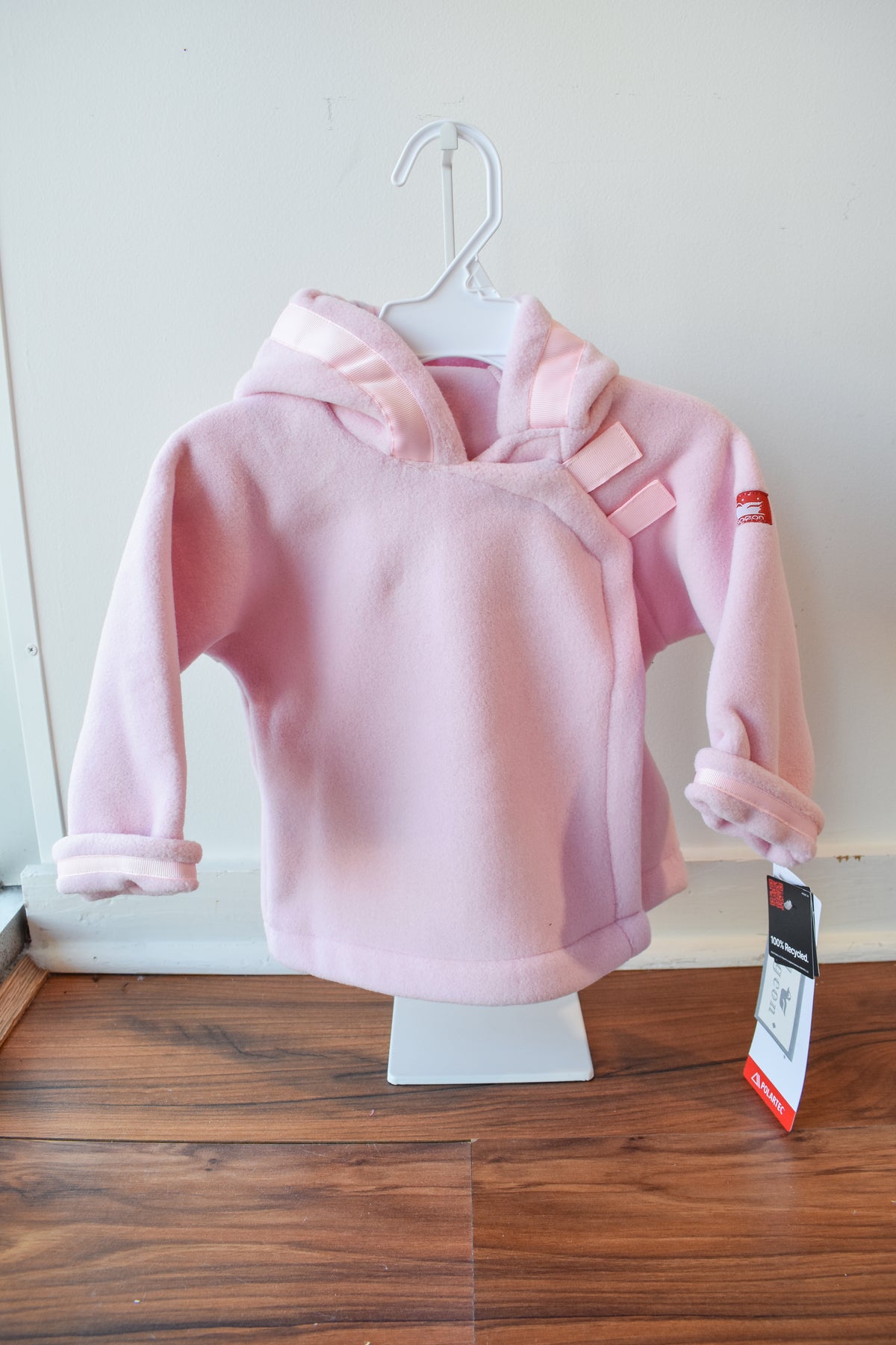 Widgeon Classic Hooded Fleece Jacket-Pink