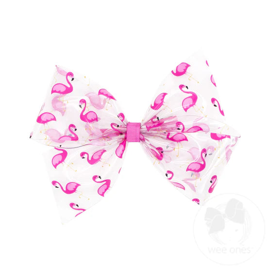 Medium Splish Splash Vinyl Bow