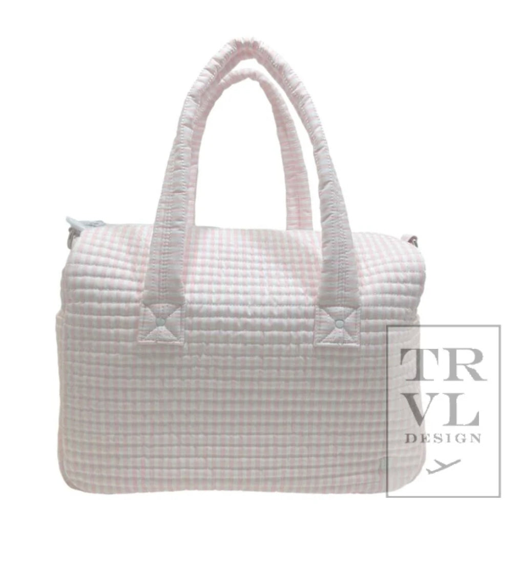 Quilted Stroller Bundle-Pimlico Stripe Pink