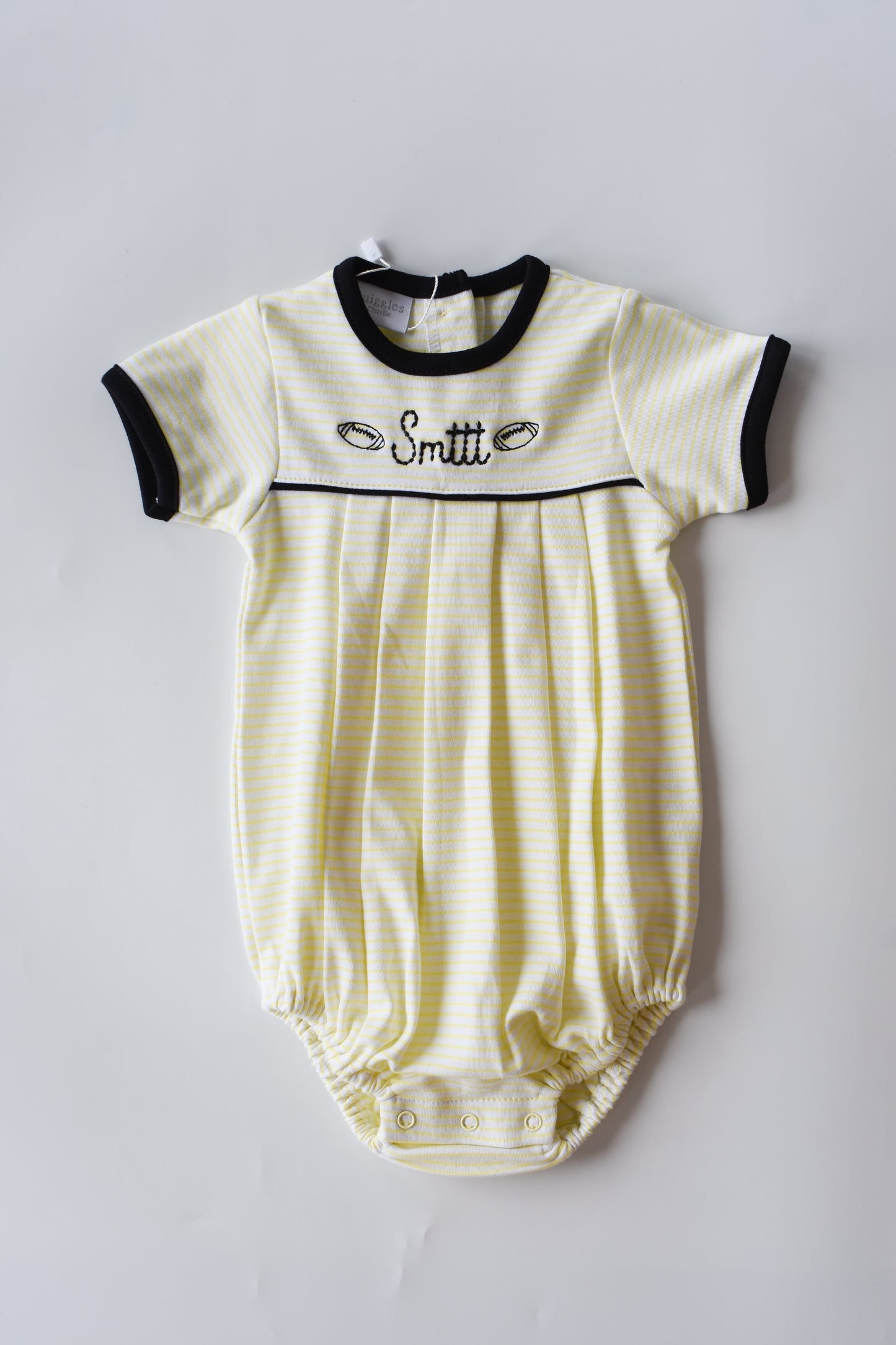 Smttt Football Embroidered Boy Bubble