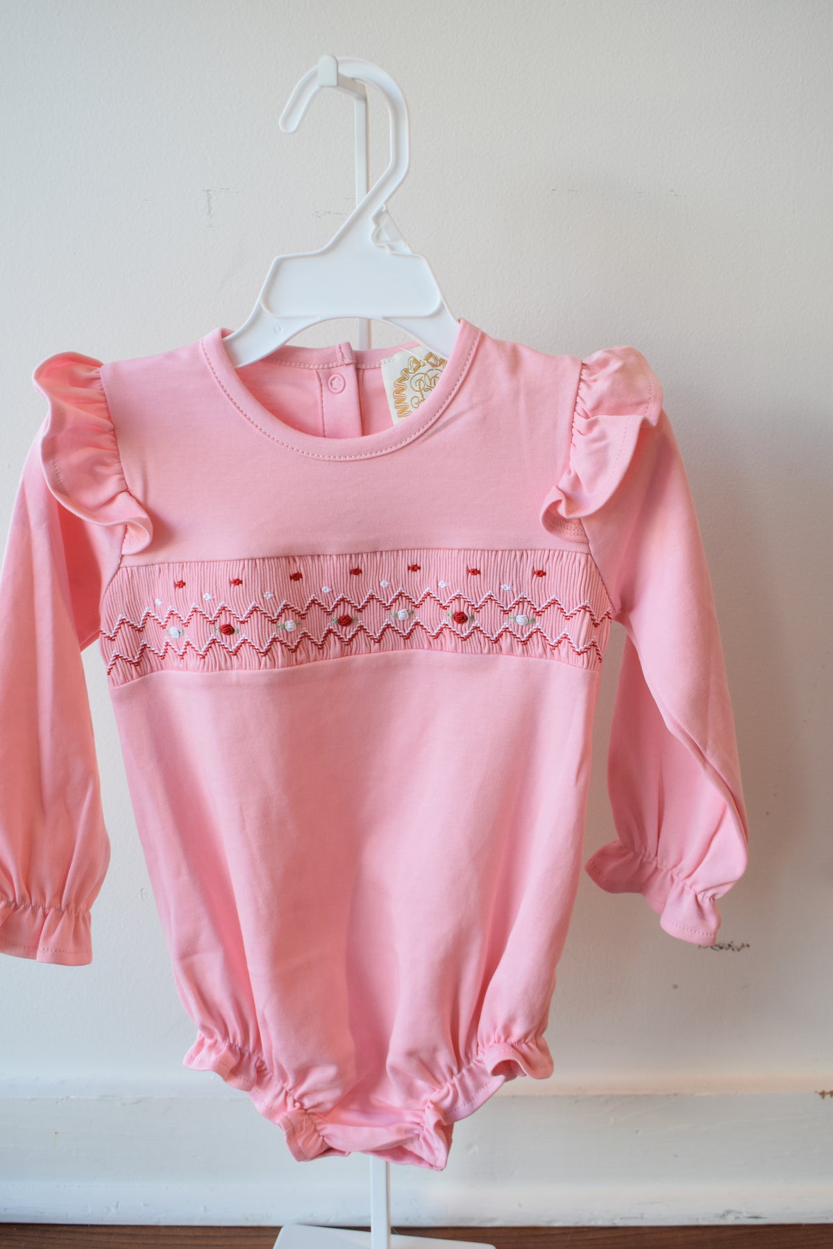 Long Sleeve Biltmore Bubble-Sandpearl Pink