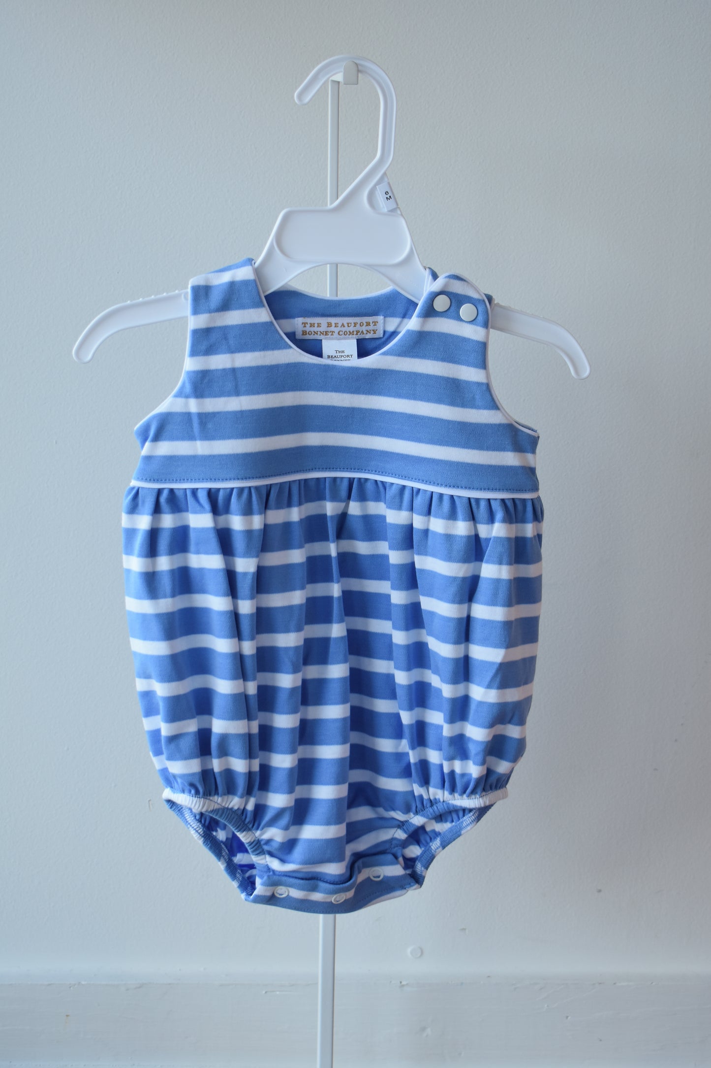 Barlett Bubble Pima-Barbados Blue Stripe