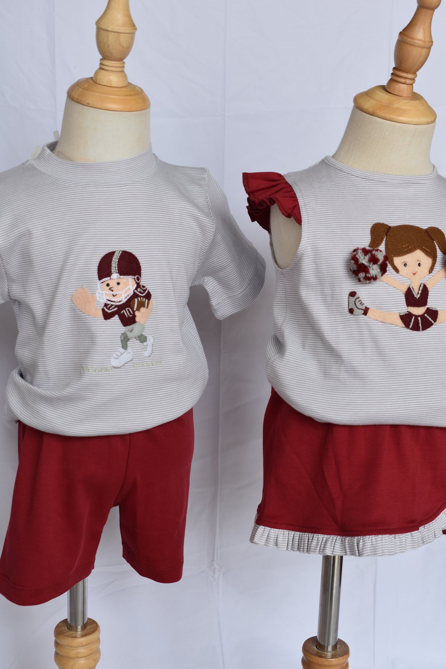 Maroon Cutie Cheer Skort