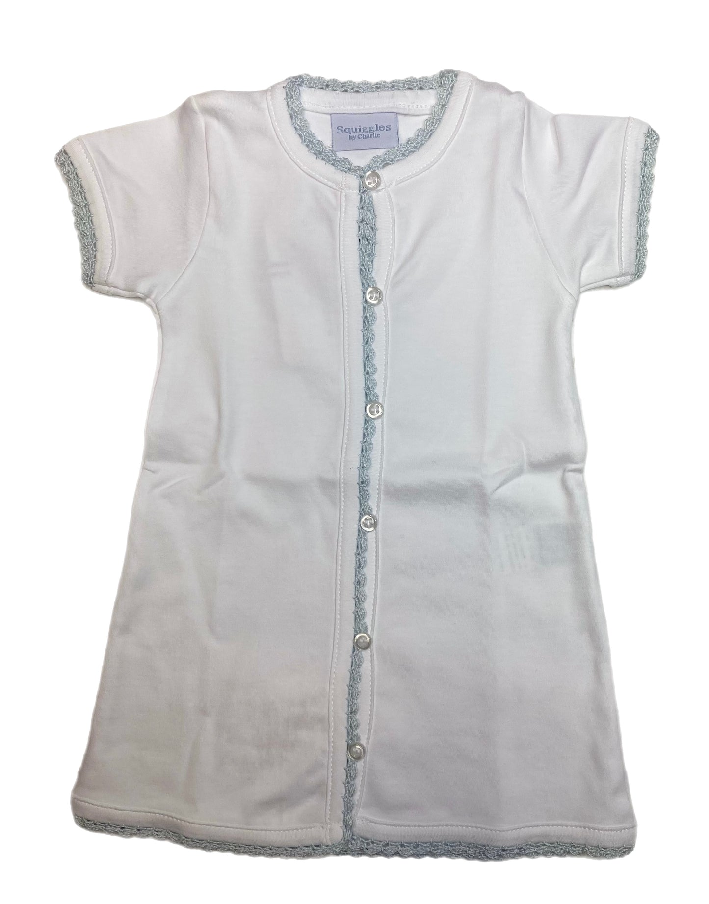Plain Day Gown-Short Sleeve