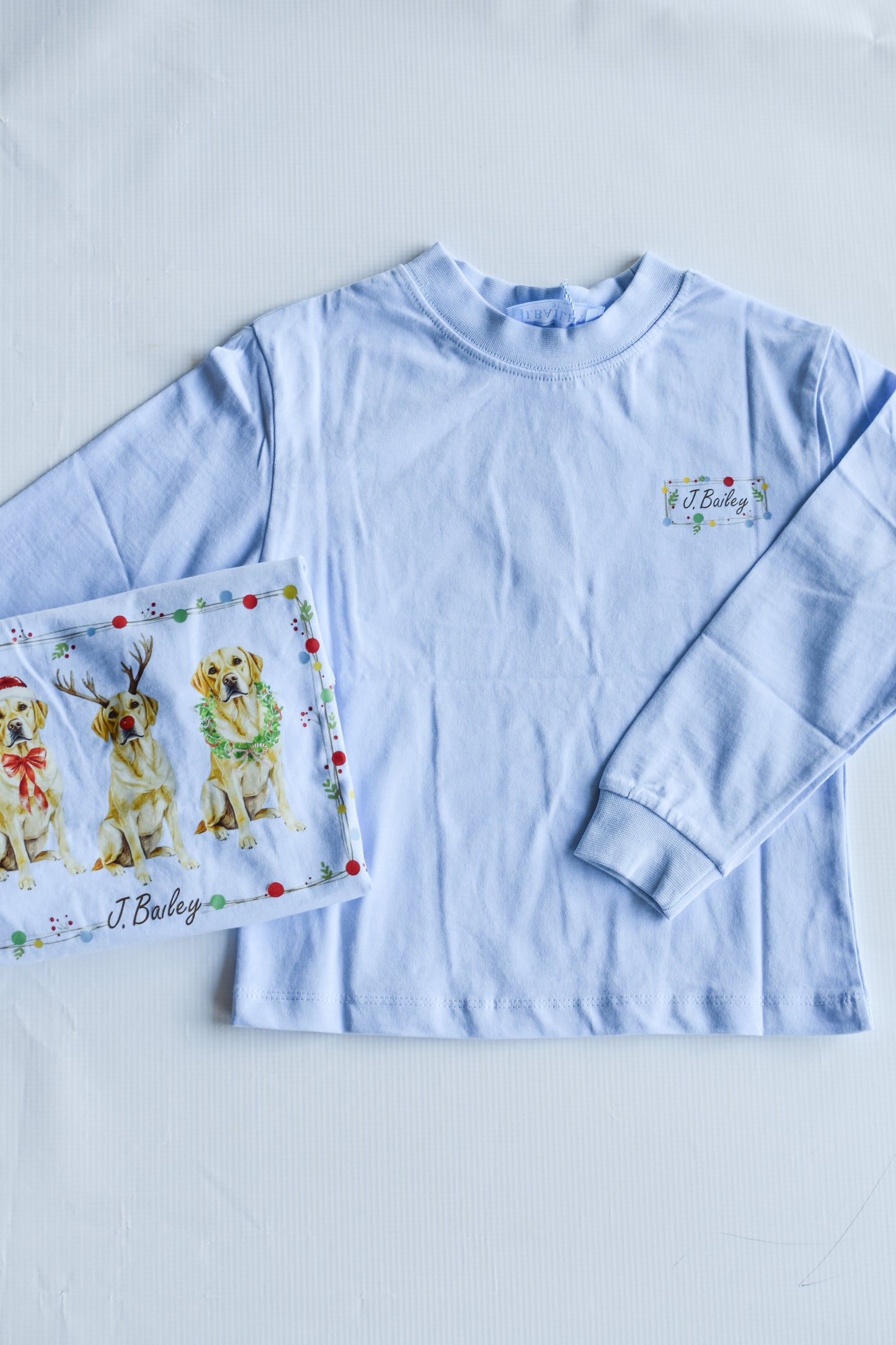 Happy Holidays L/S Logo Tee