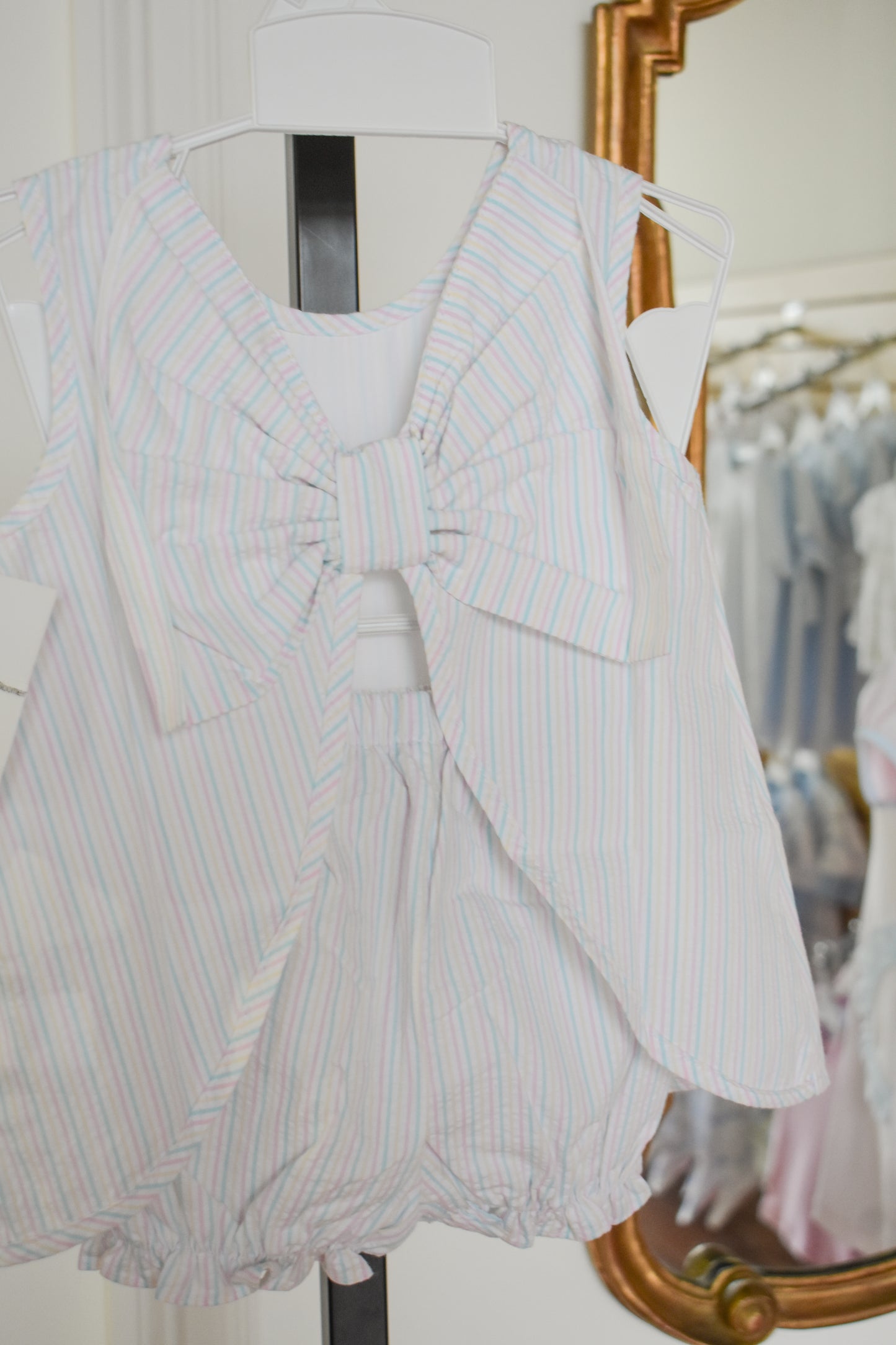 Pastel Striped Lottie Bloomer Set