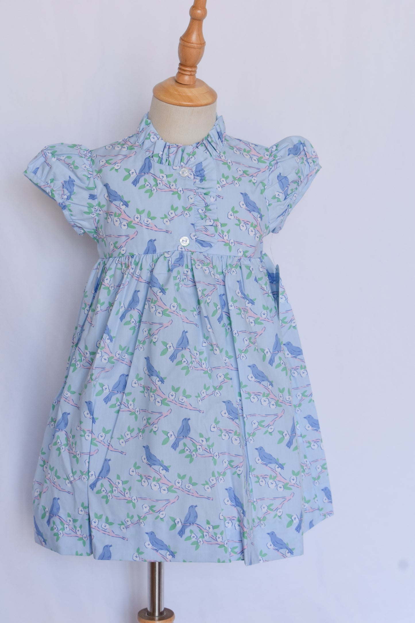 Birdie Dress-Cherry Blossoms