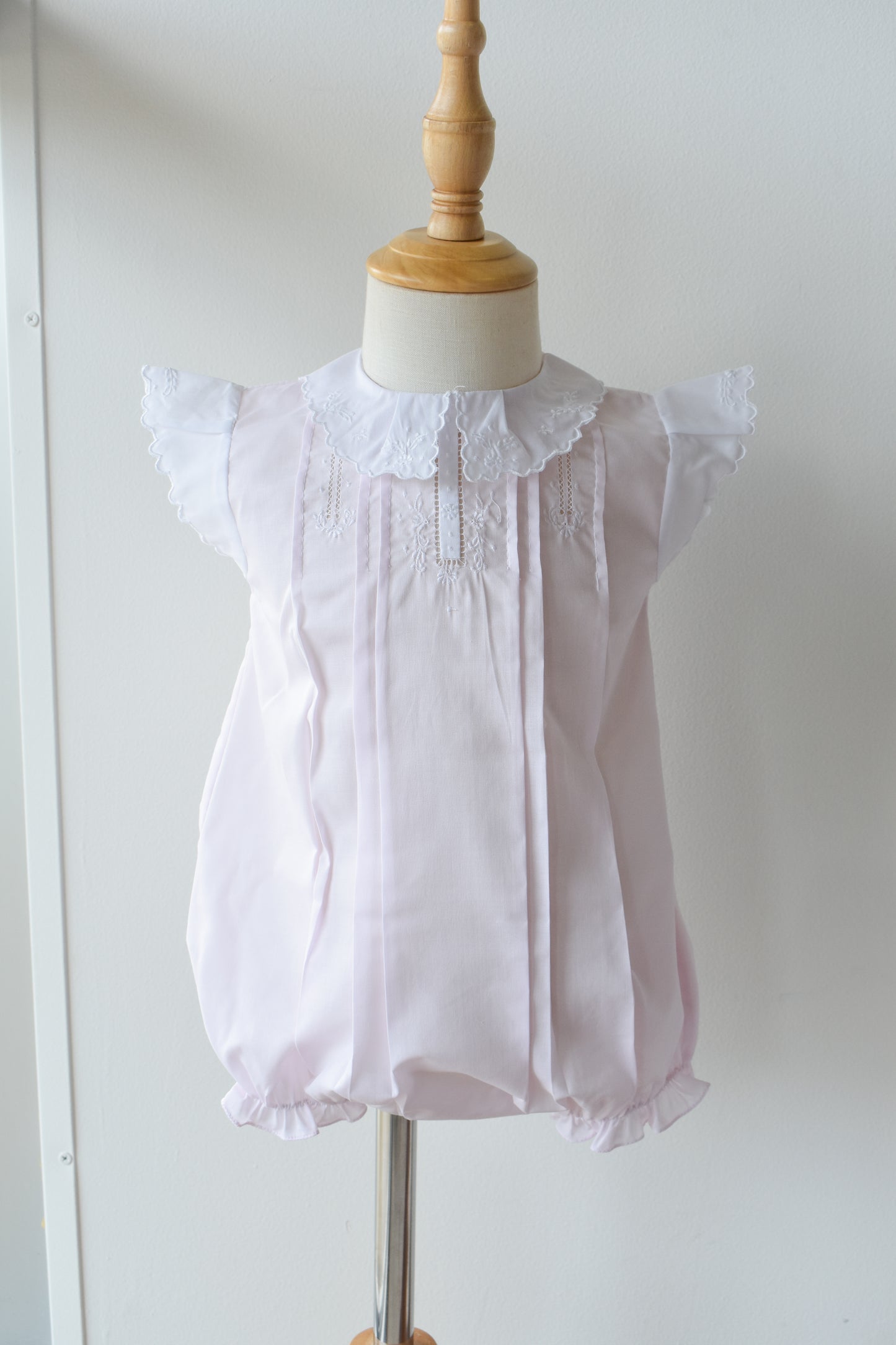 Vintage Fly Sleeve Bubble-Pink/White Trim