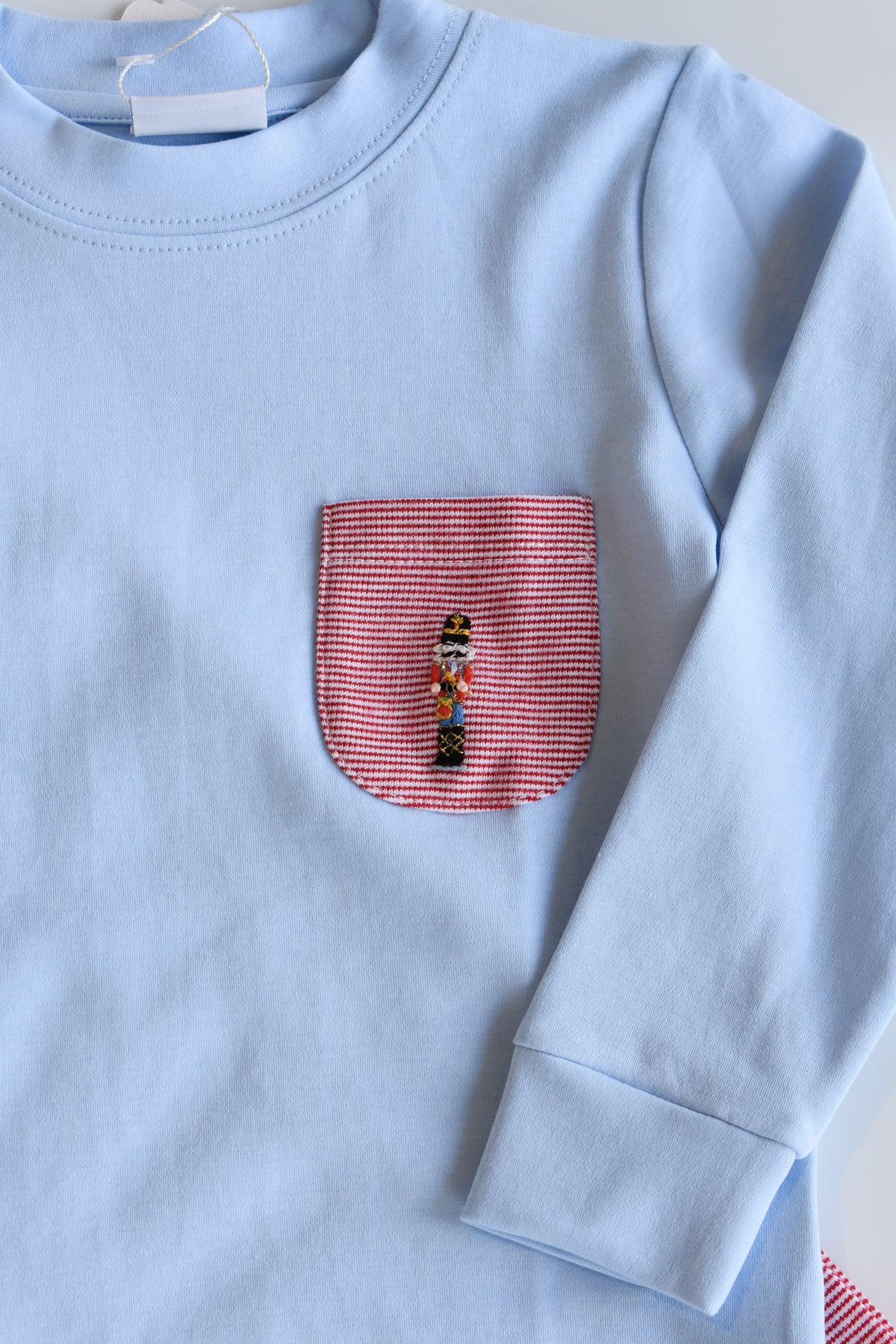 Rum Pa Pa Pum Blue Crew/Pant Set