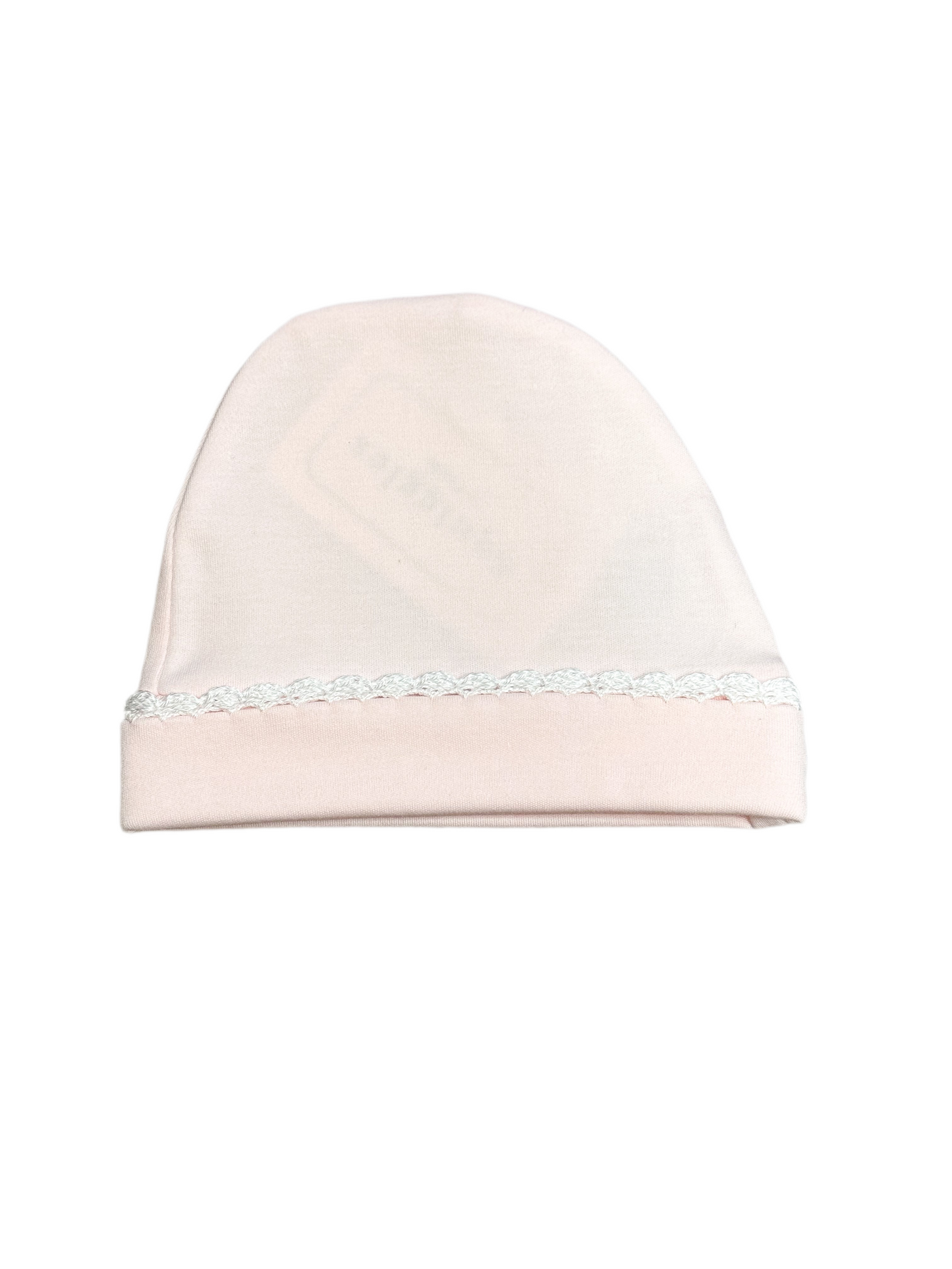 Squiggles Crochet Edge Beanie Cap