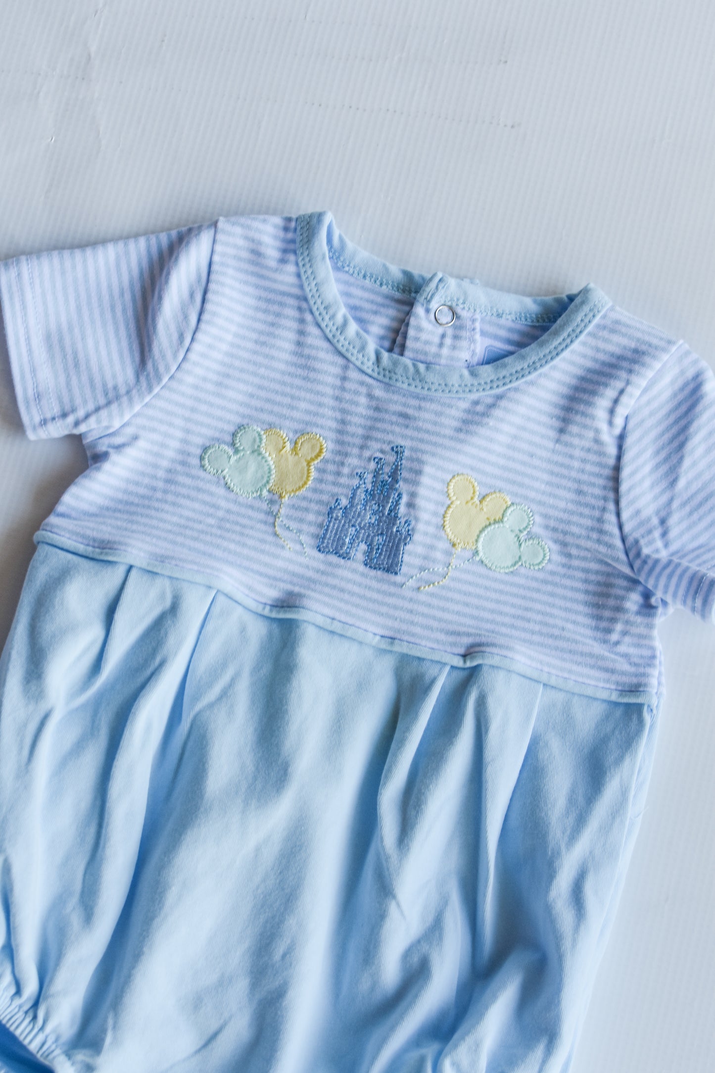 Magical Castle Blue Knit Bubble