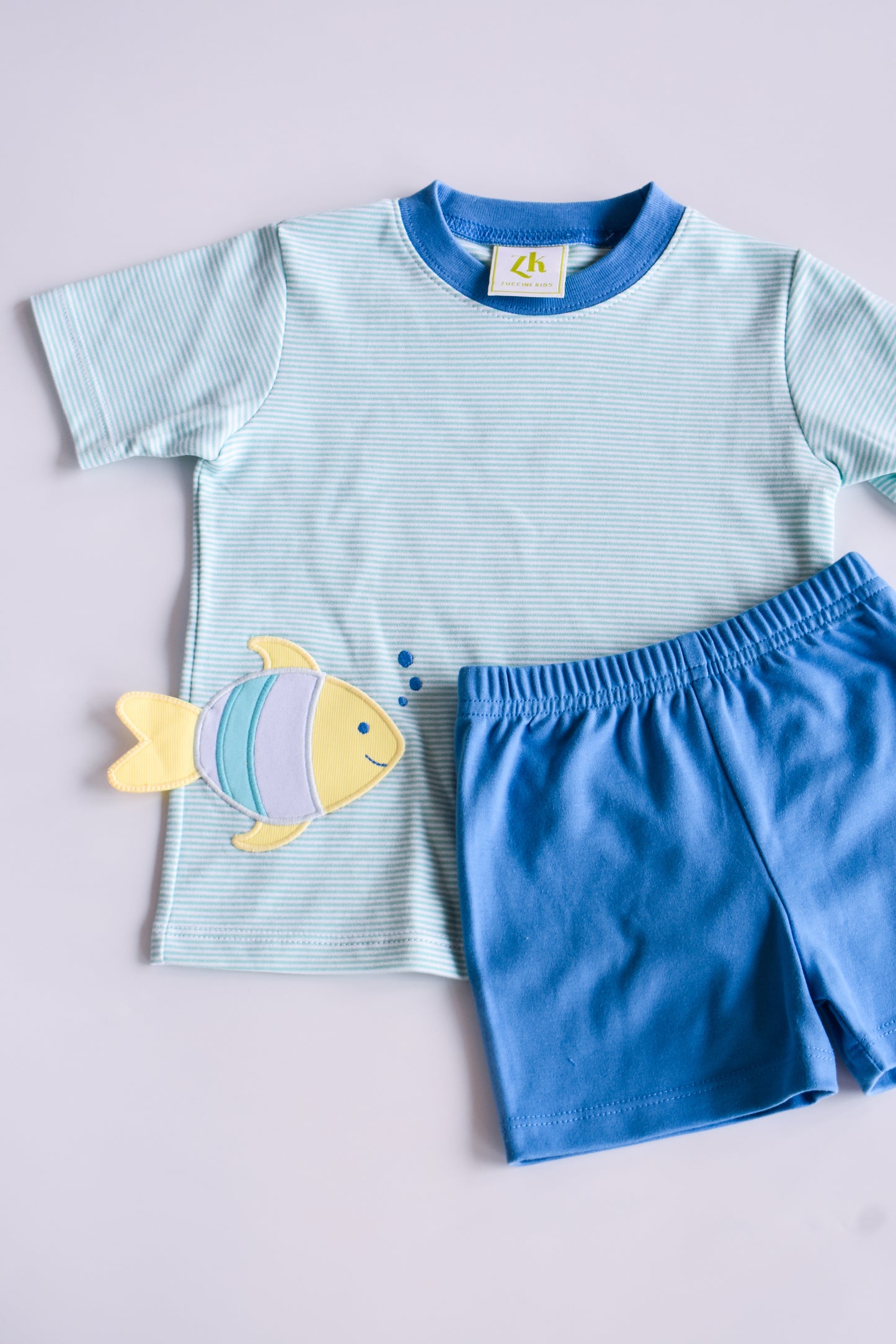 Fishy Bitty Knit Harry's Short Set