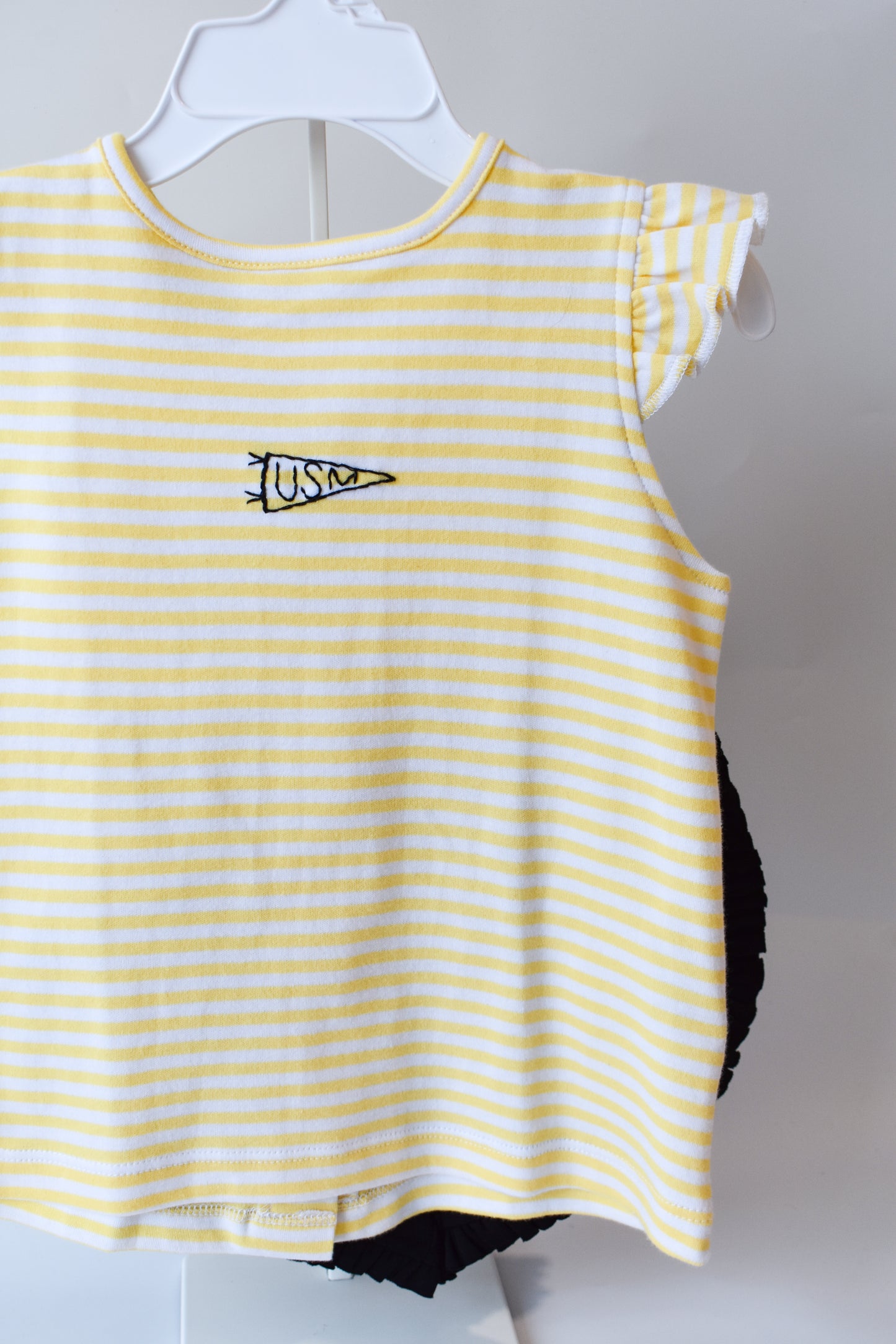 Hand Stitched Girl's Gameday Tank/Short Set