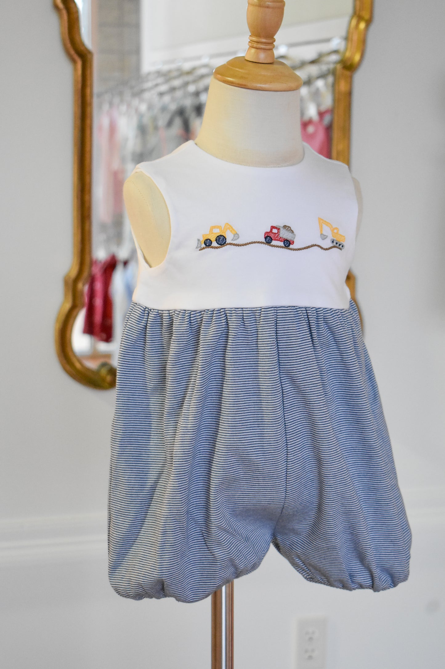 Lil Diggers-Blue Knit Bubble