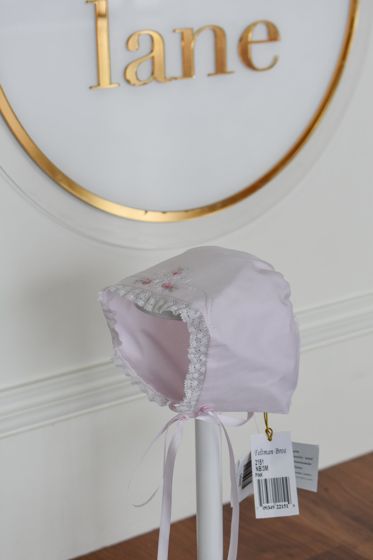 Vintage Bows & Lace Bonnet