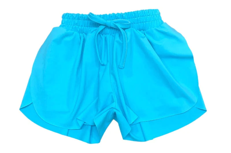 Butterfly Shorts-Bright Blue