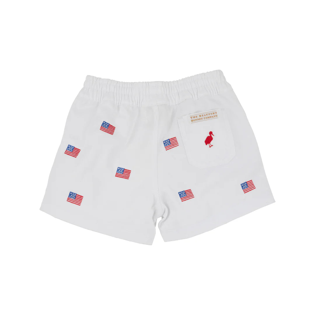 Critter Sheffield Shorts-American Flags
