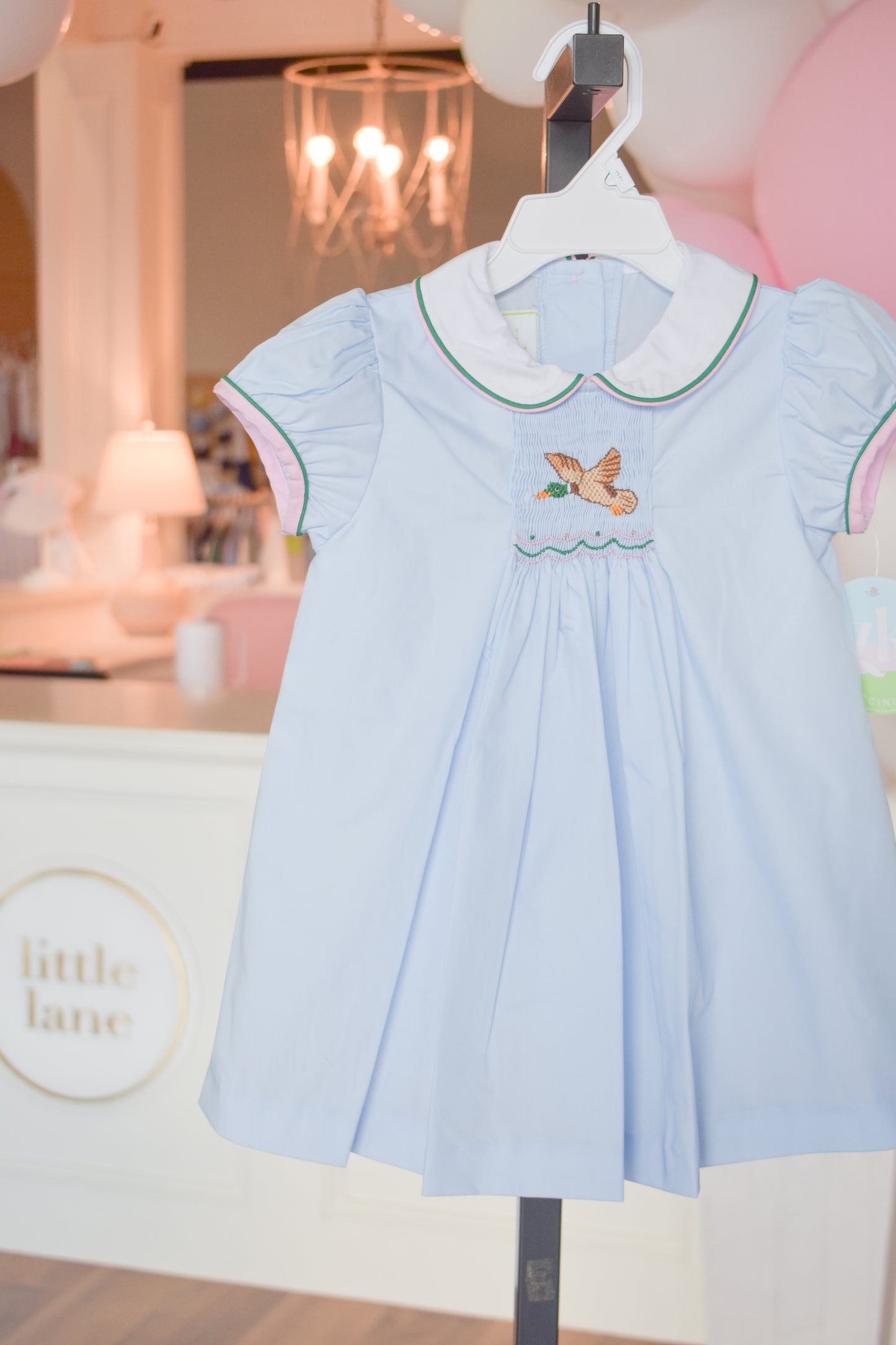 Feathered Friends Smocked Sylvie Dress