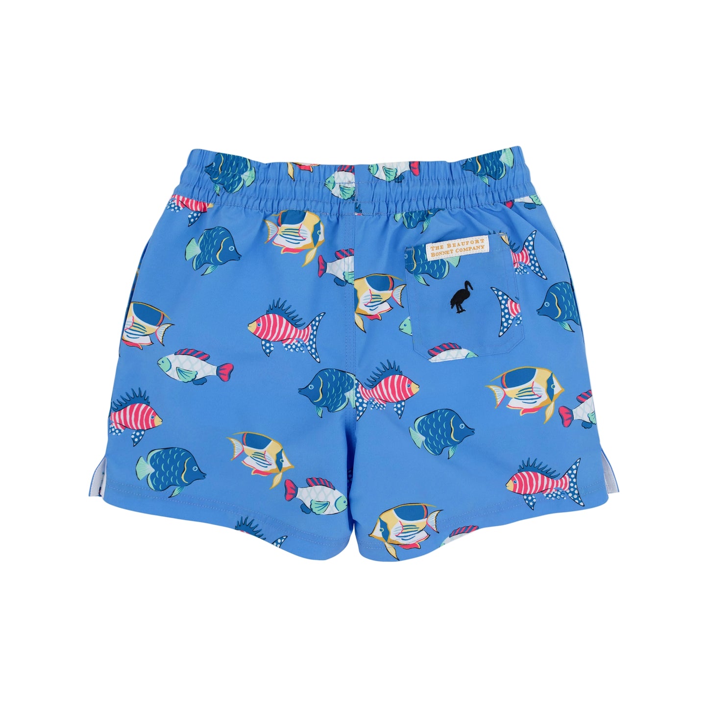 Tortola Swim Trunks-Here Fishy Fishy