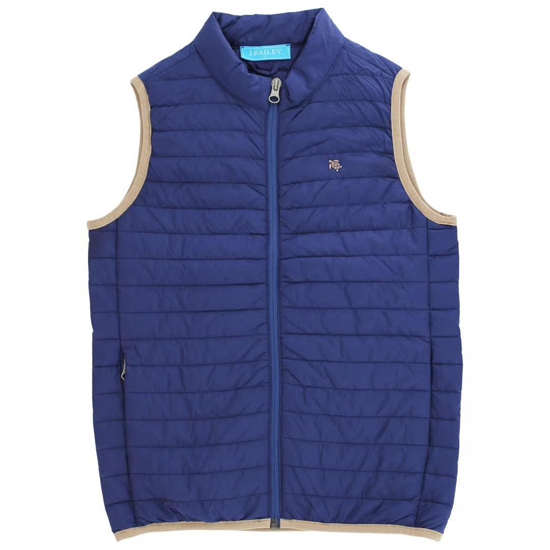 Navywood Quilted Vest