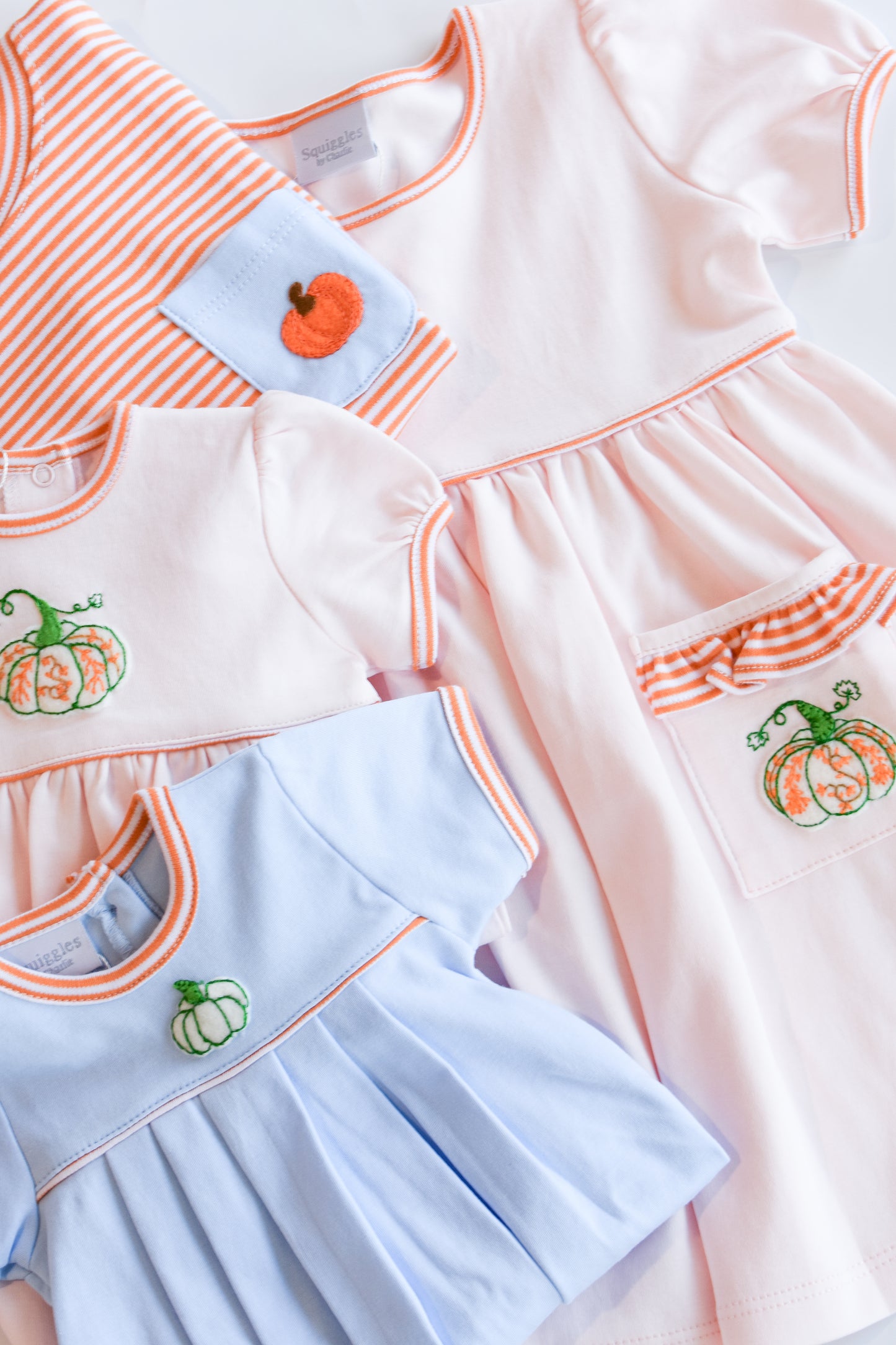 Pink Mini Pumpkin Puff Sleeve Bubble