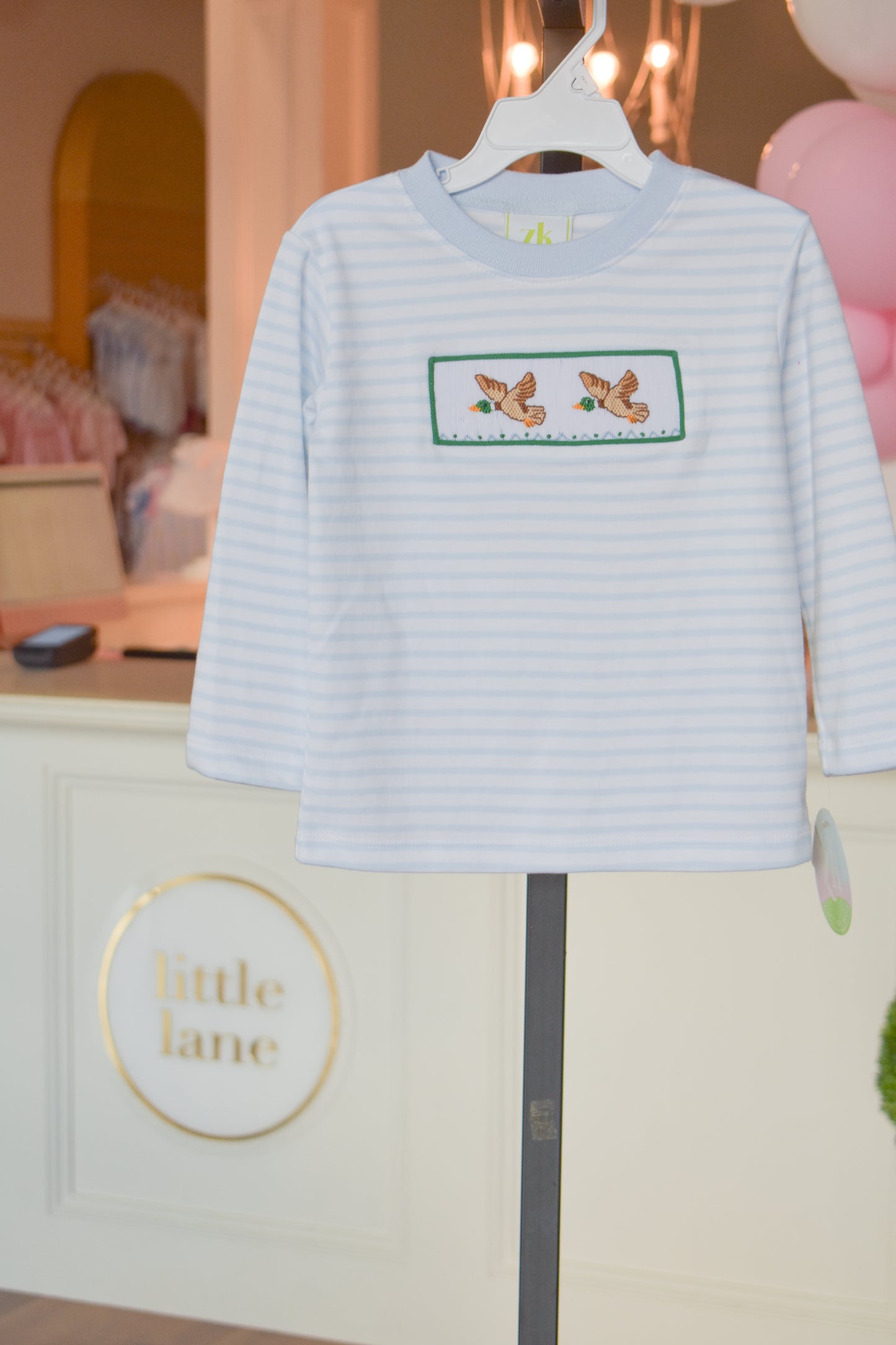 Feathered Friends L/S Smocked Harry's Tee