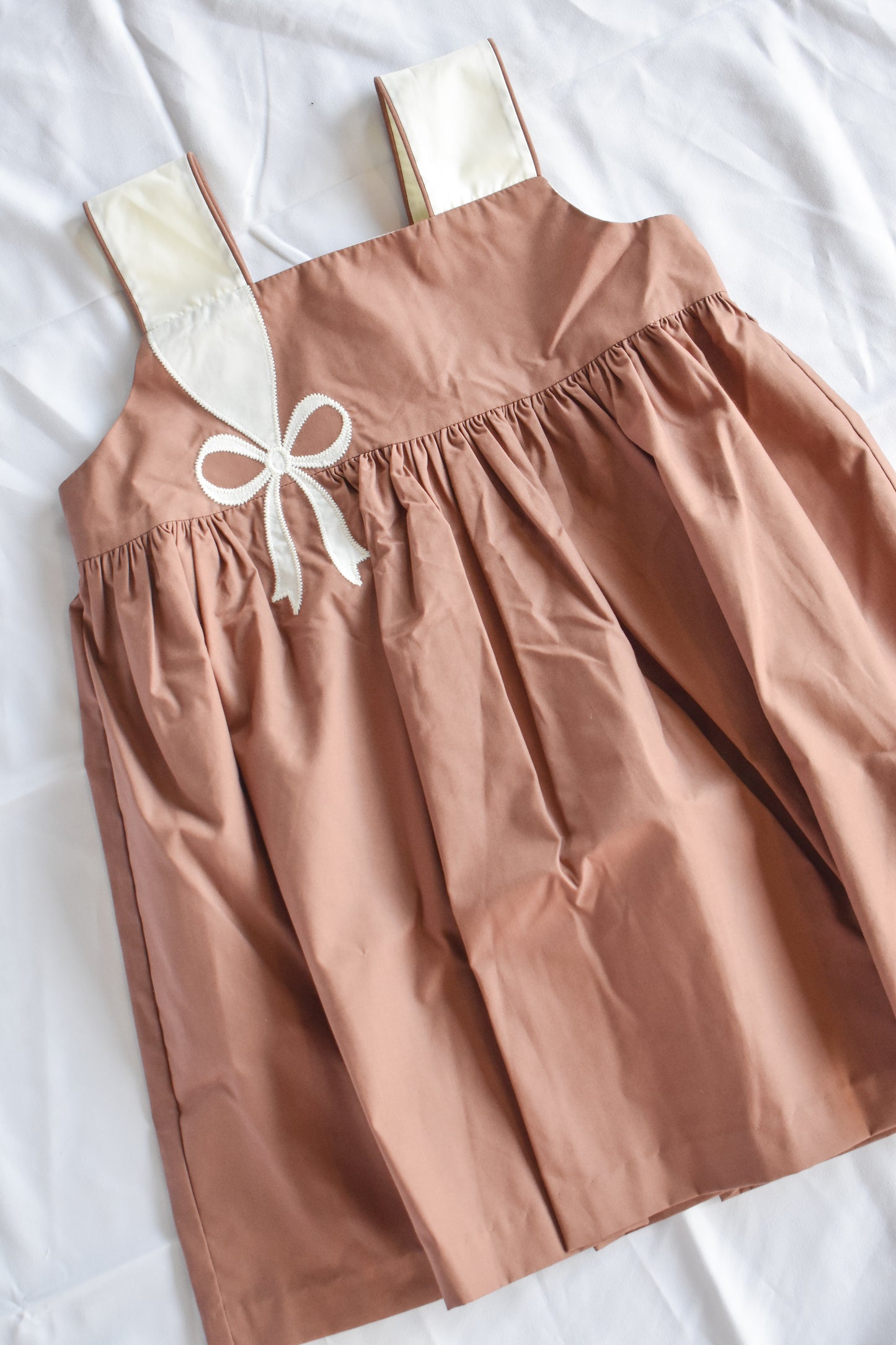Demi Dress-Gray Bay Brown