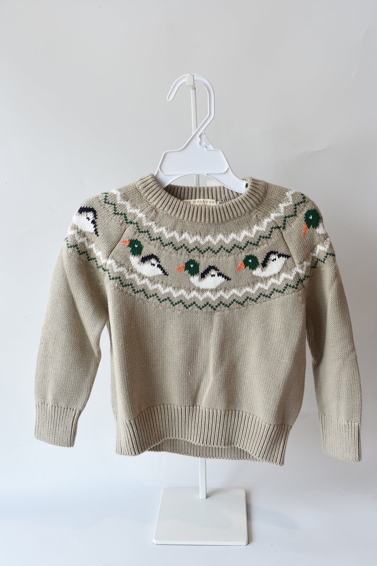 Isaac’s Sweater Fairisle-Keeneland Ducks
