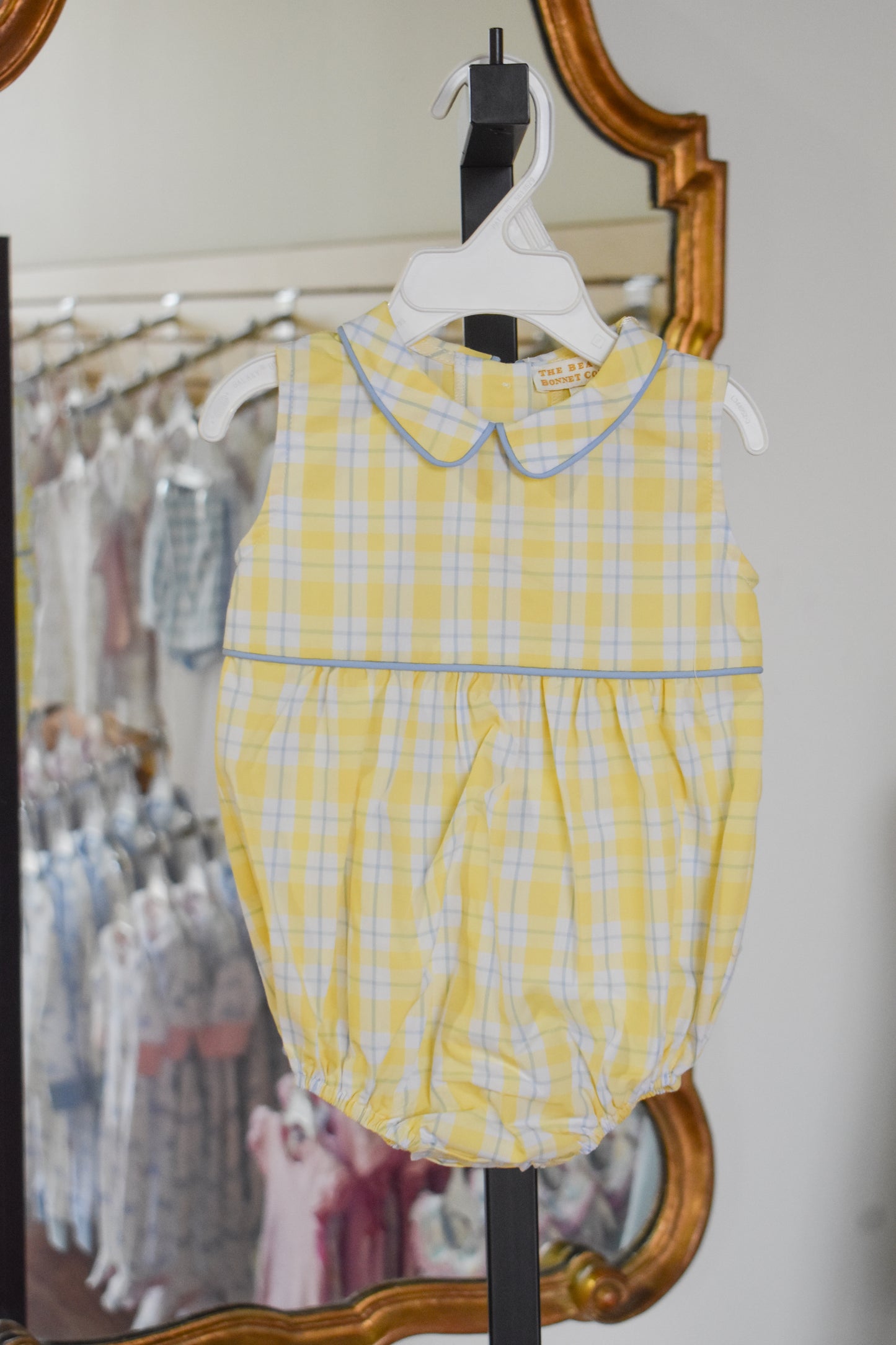 Sleeveless Woven Bradford Bubble-Forsyth Park Plaid