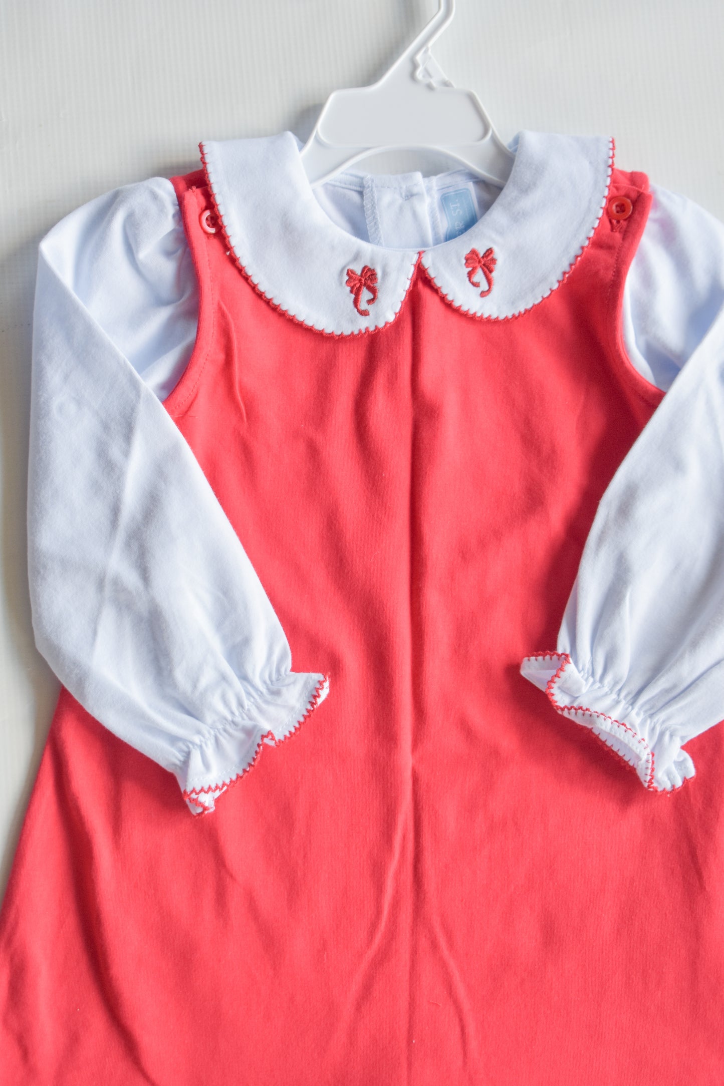 Holiday Bows Peter Pan Dress Set