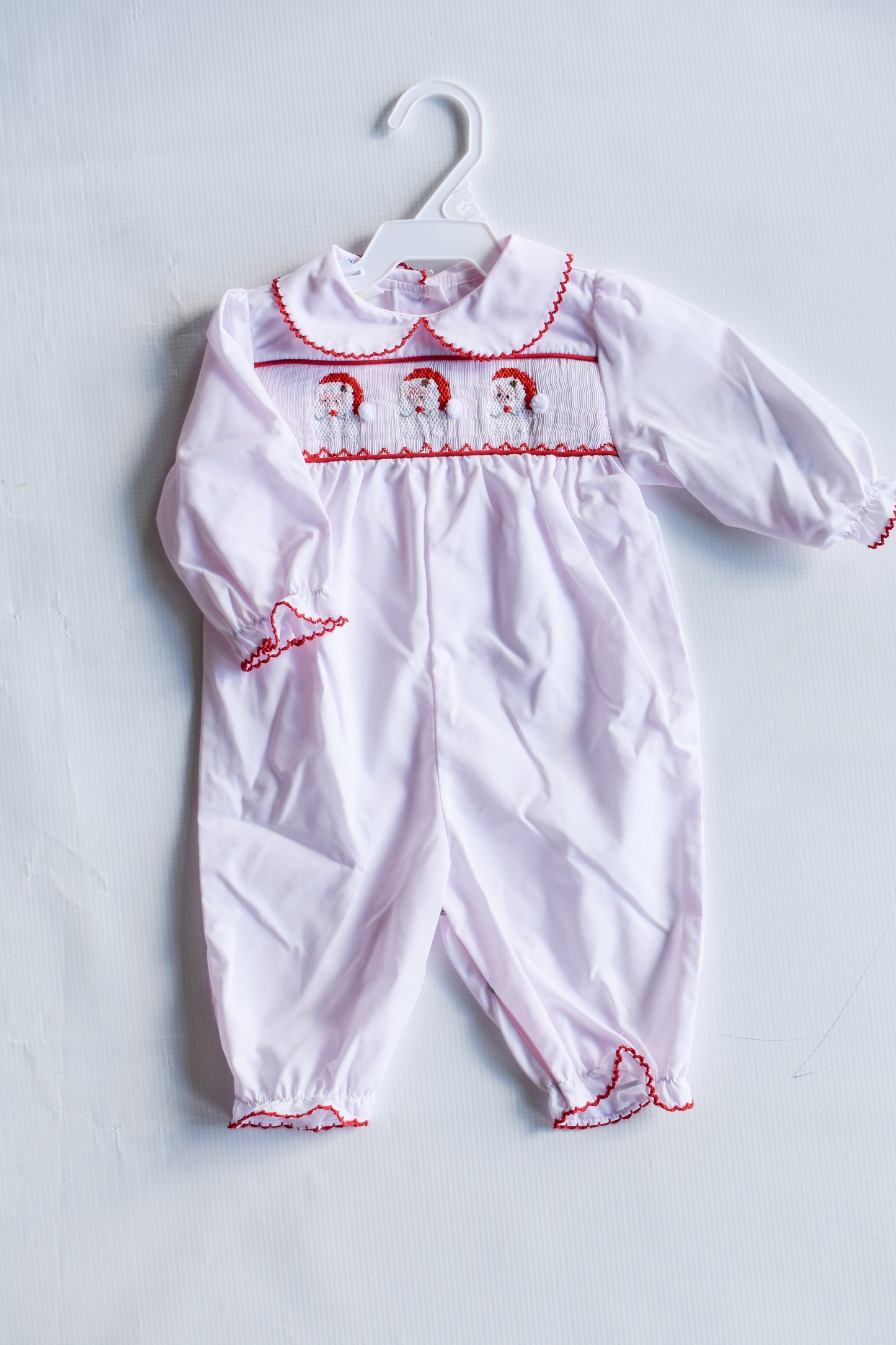 Jolly Pink Santa Girl's Dressy Long Bubble