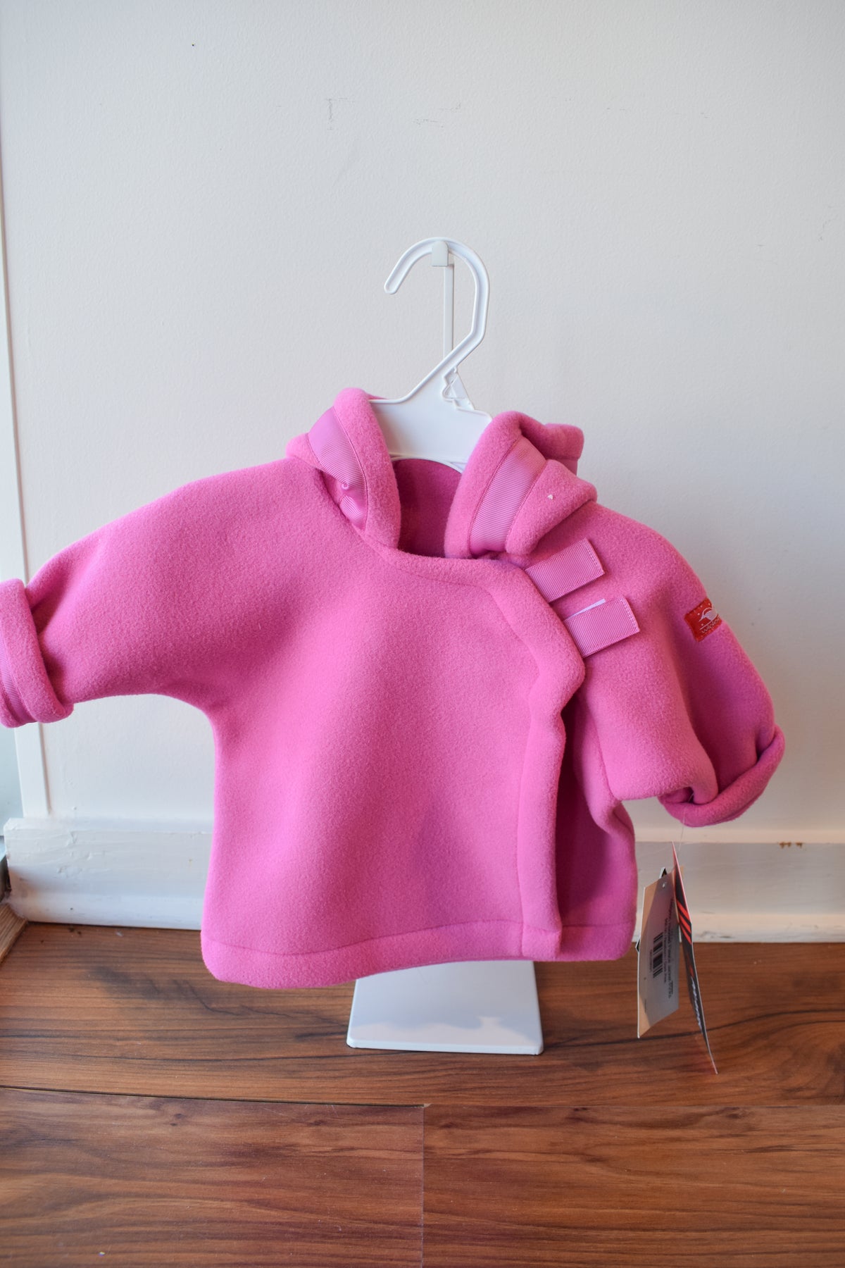 Widgeon Classic Hooded Fleece Jacket-Dark Pink