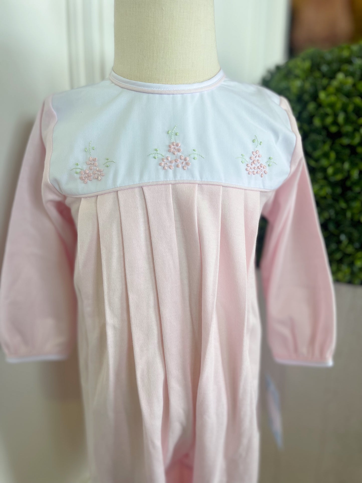 Pink Flower Knit Longall