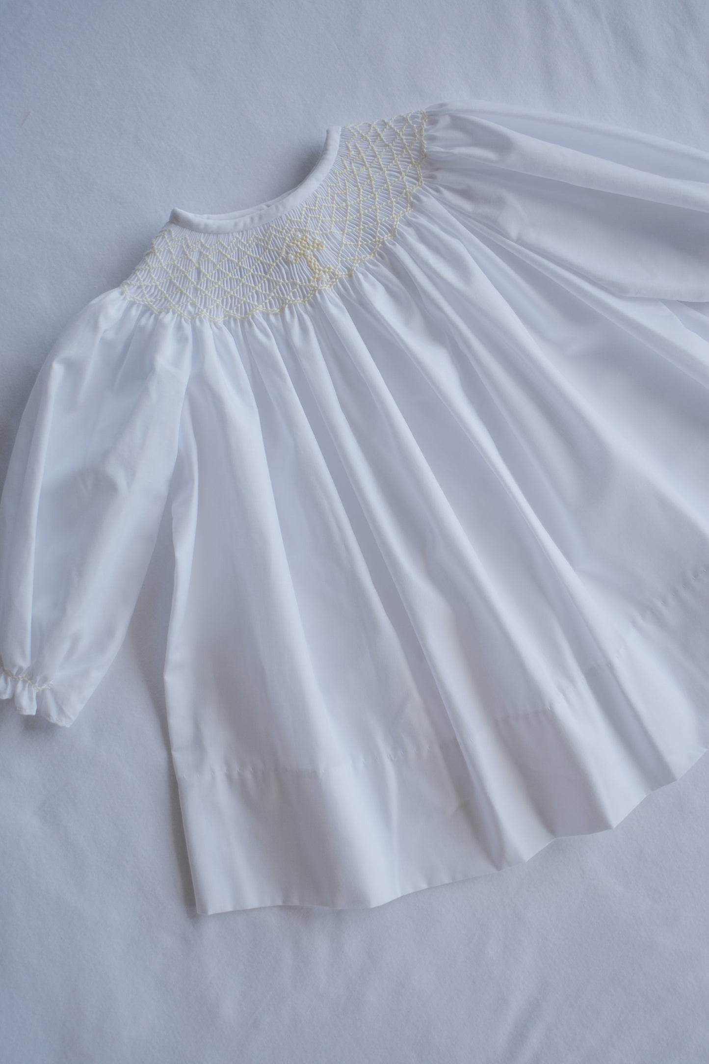 Heavenly Grace-Ivory Christening Bishop Dress