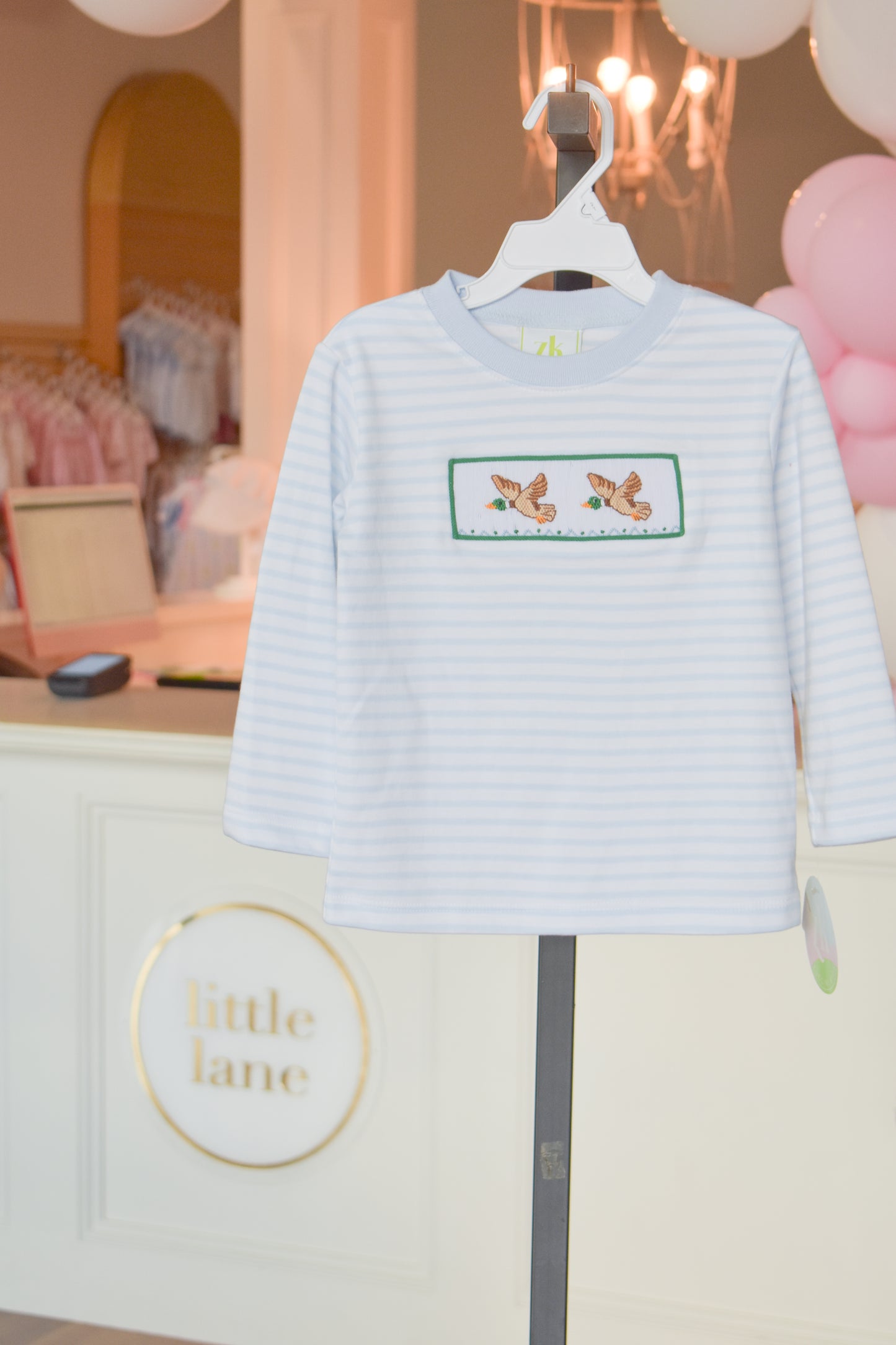 Feathered Friends L/S Smocked Harry's Tee