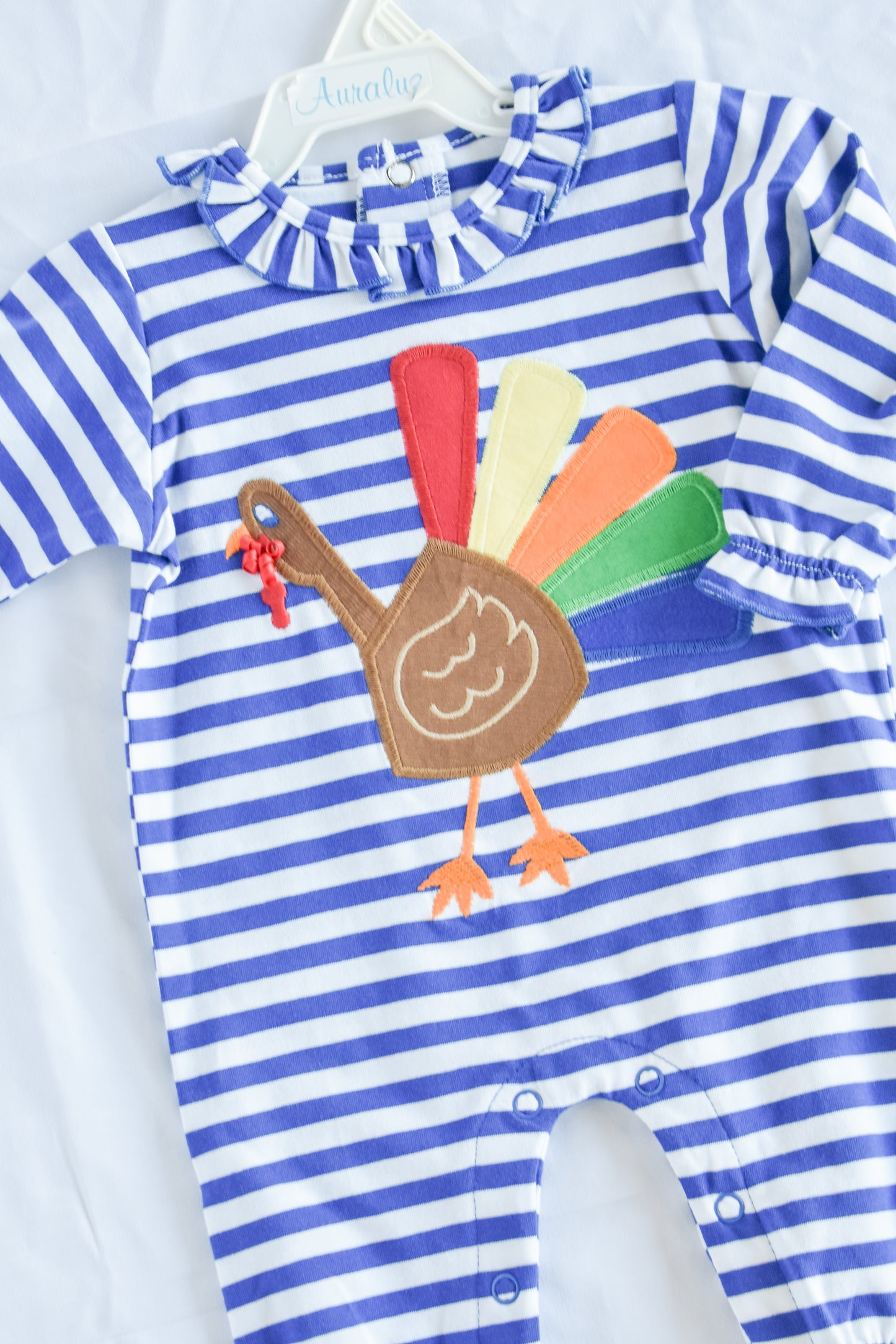 Gobble Gobble Girl’s Ruffled Romper
