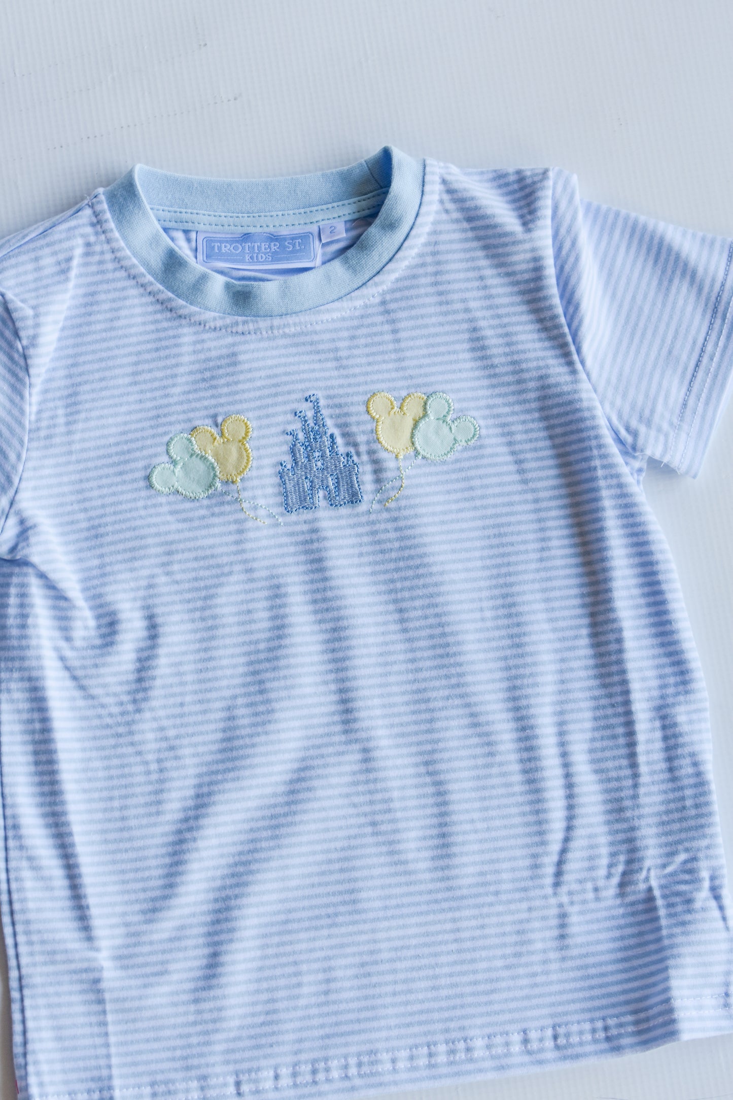 Magical Castle Blue Knit T-Shirt